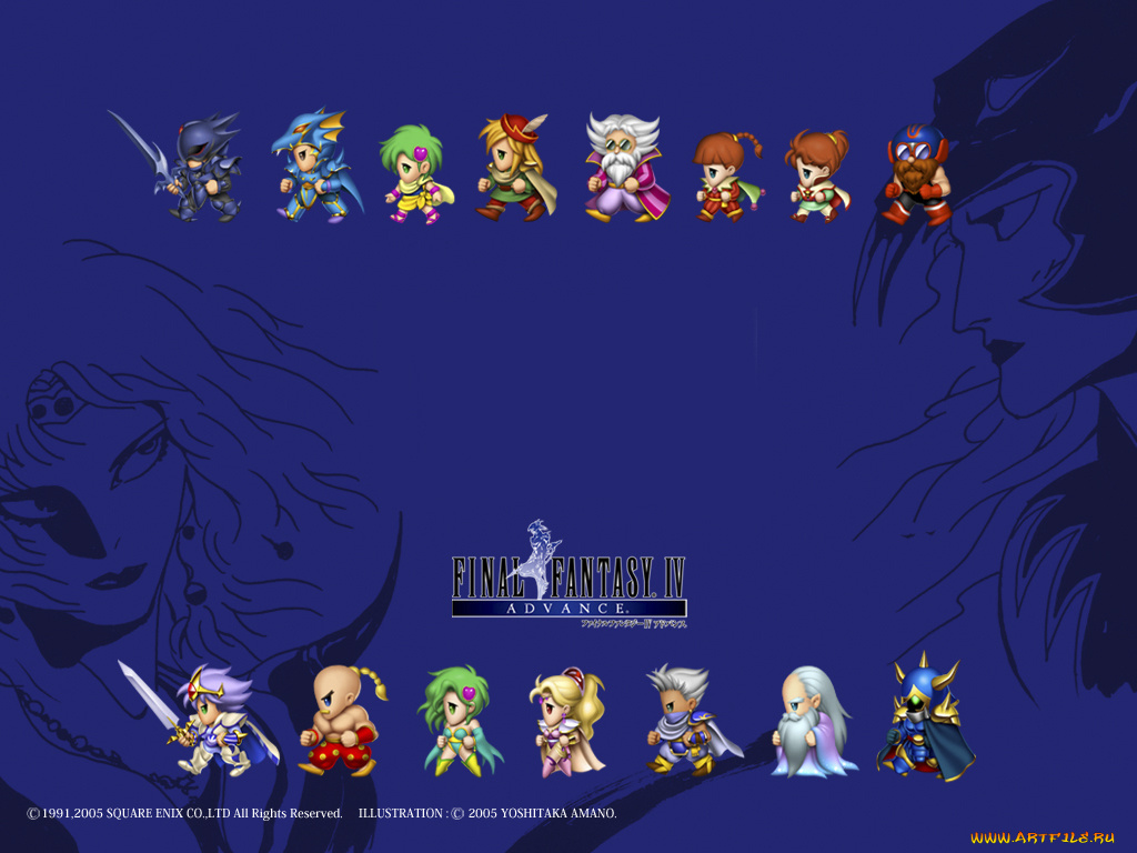 видео, игры, final, fantasy, iv