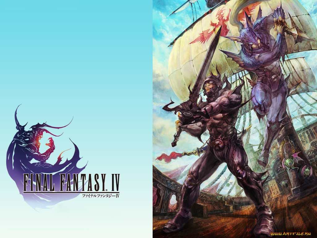 видео, игры, final, fantasy, iv