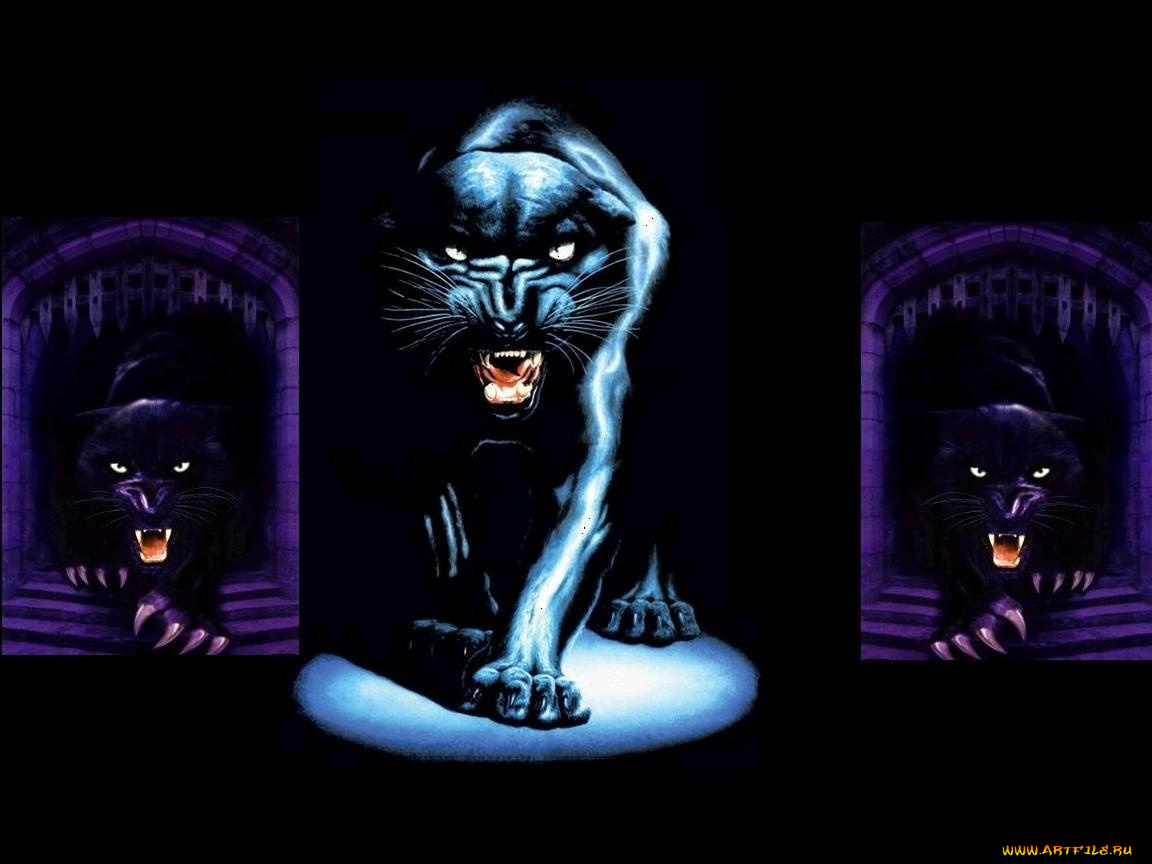 рисованные, животные