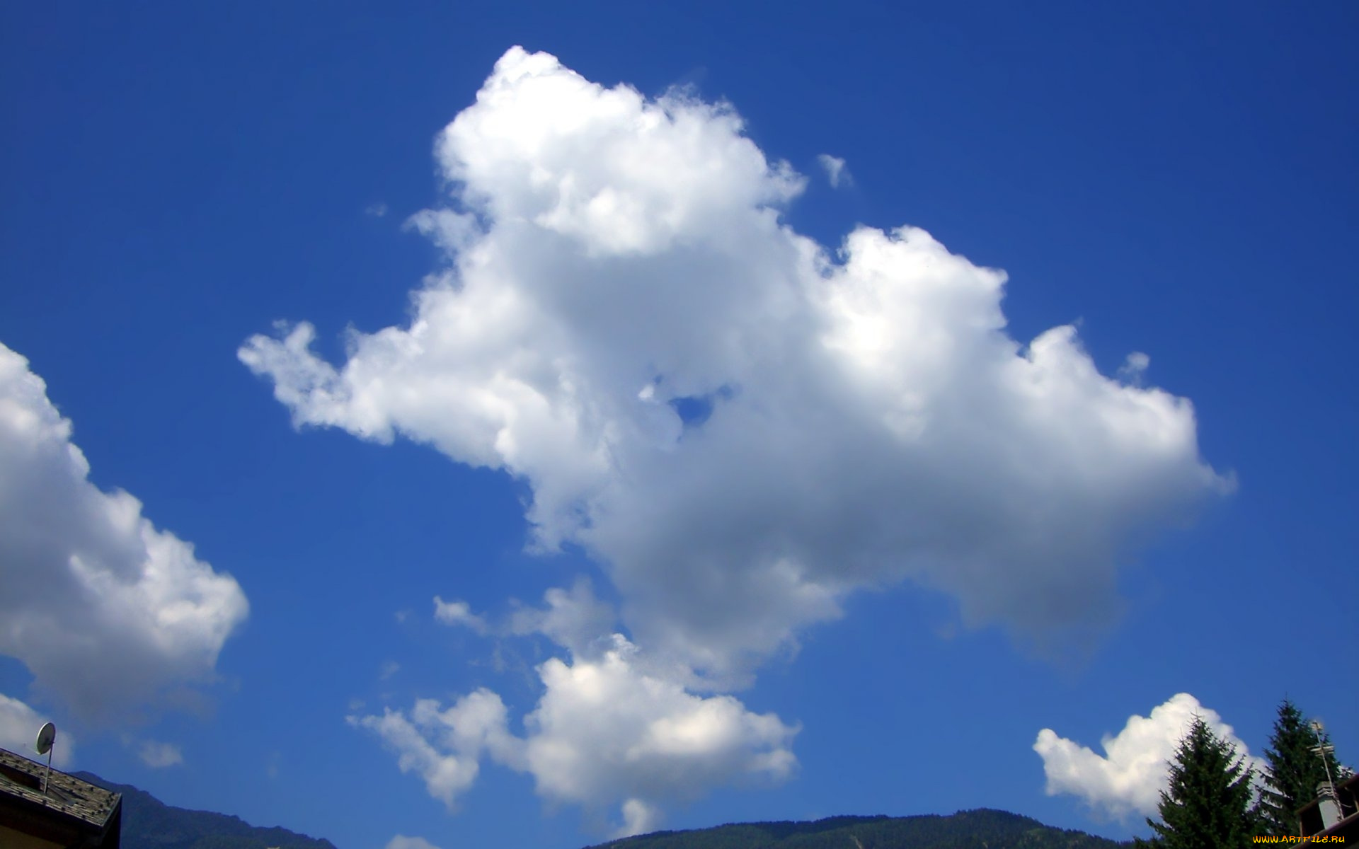 природа, облака