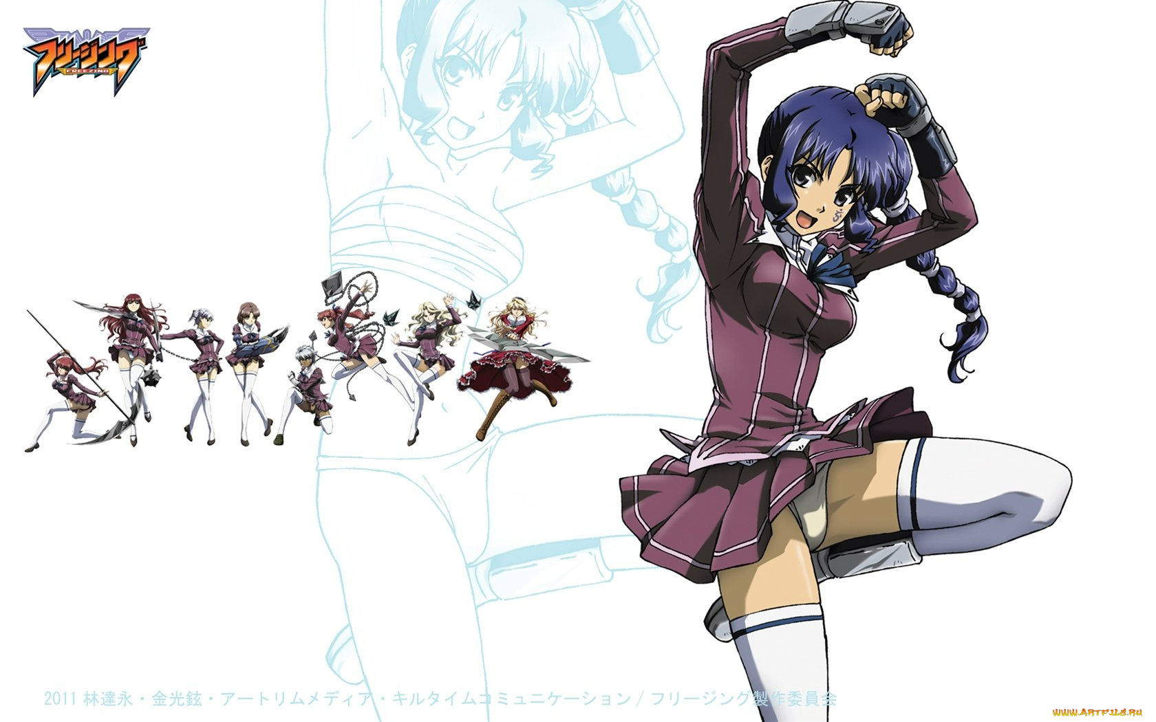 аниме, freezing