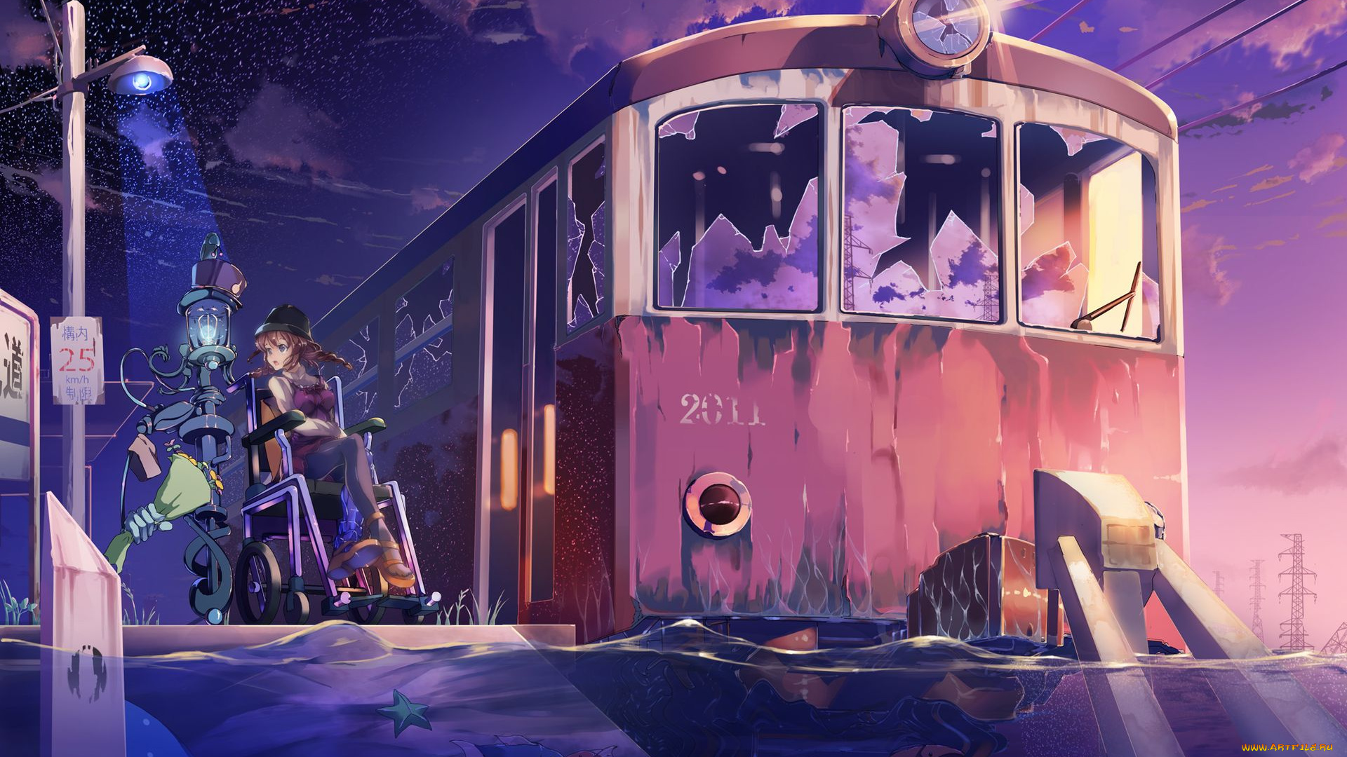 аниме, weapon, blood, technology