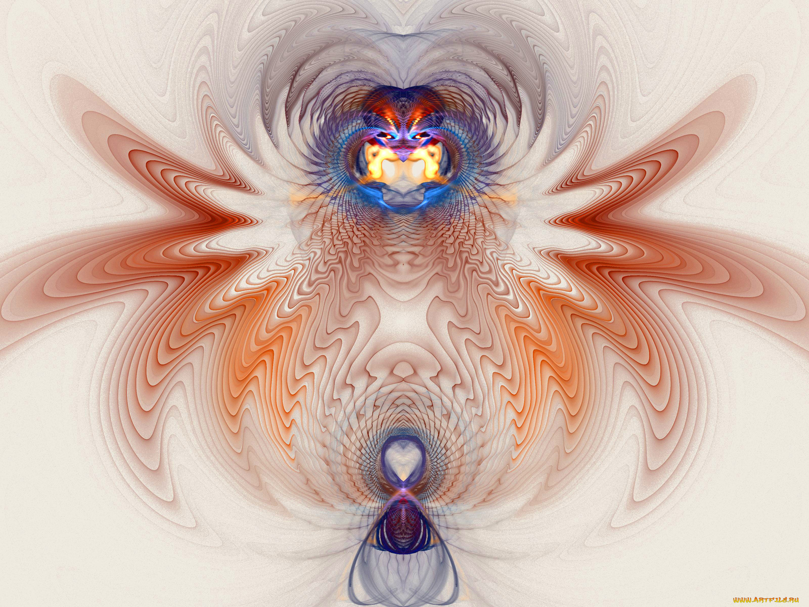 3д, графика, fractal, фракталы, фон, цвета, узор