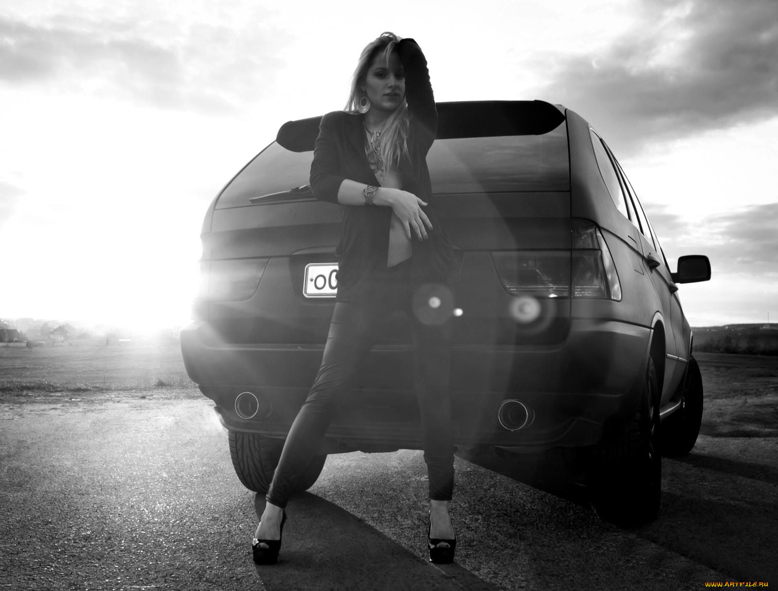 автомобили, авто, девушками