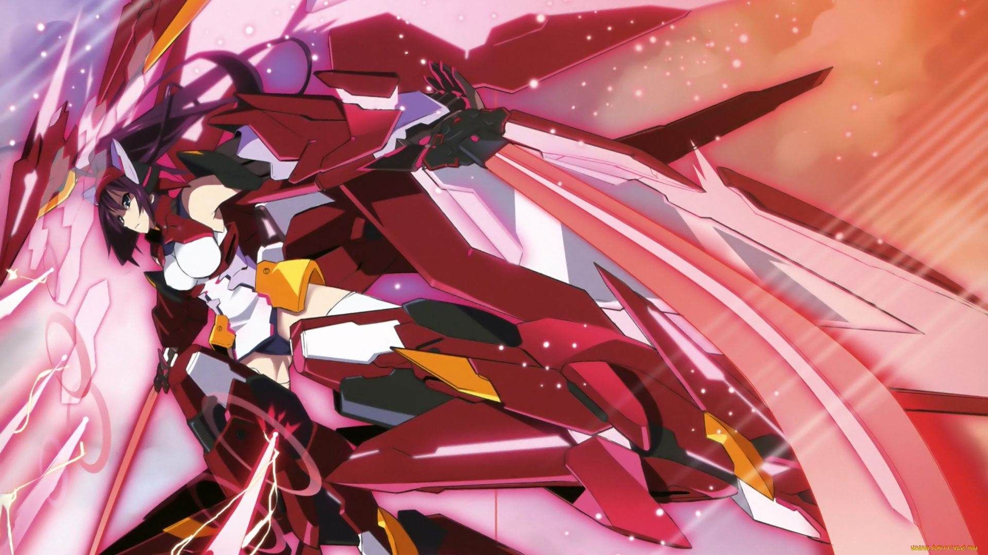 аниме, infinite, stratos