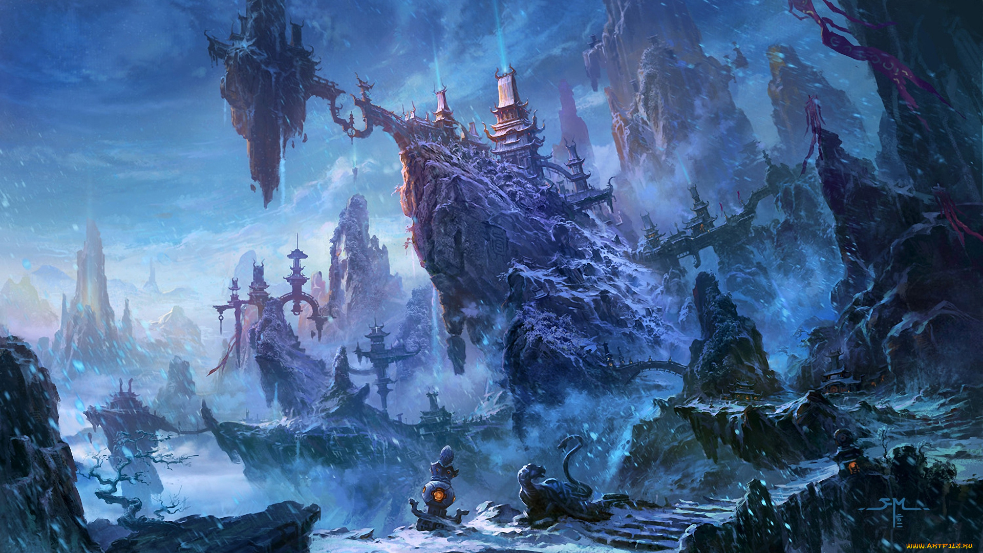 фэнтези, иные, миры, времена, скалы