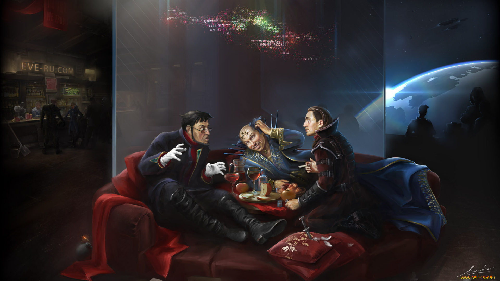 фэнтези, люди, фантастика, eve