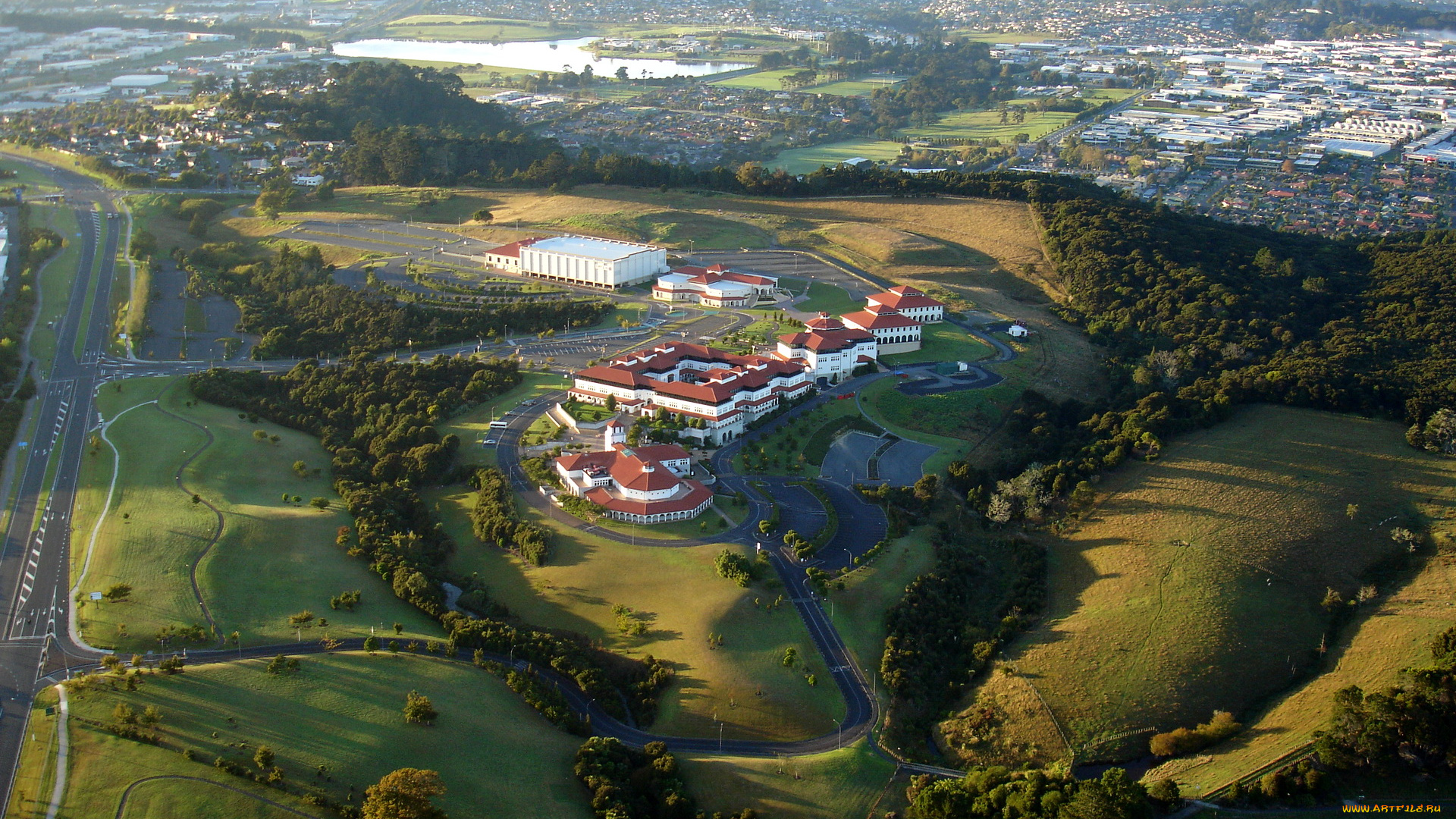 города, пейзажи, окленд, новая, зеландия