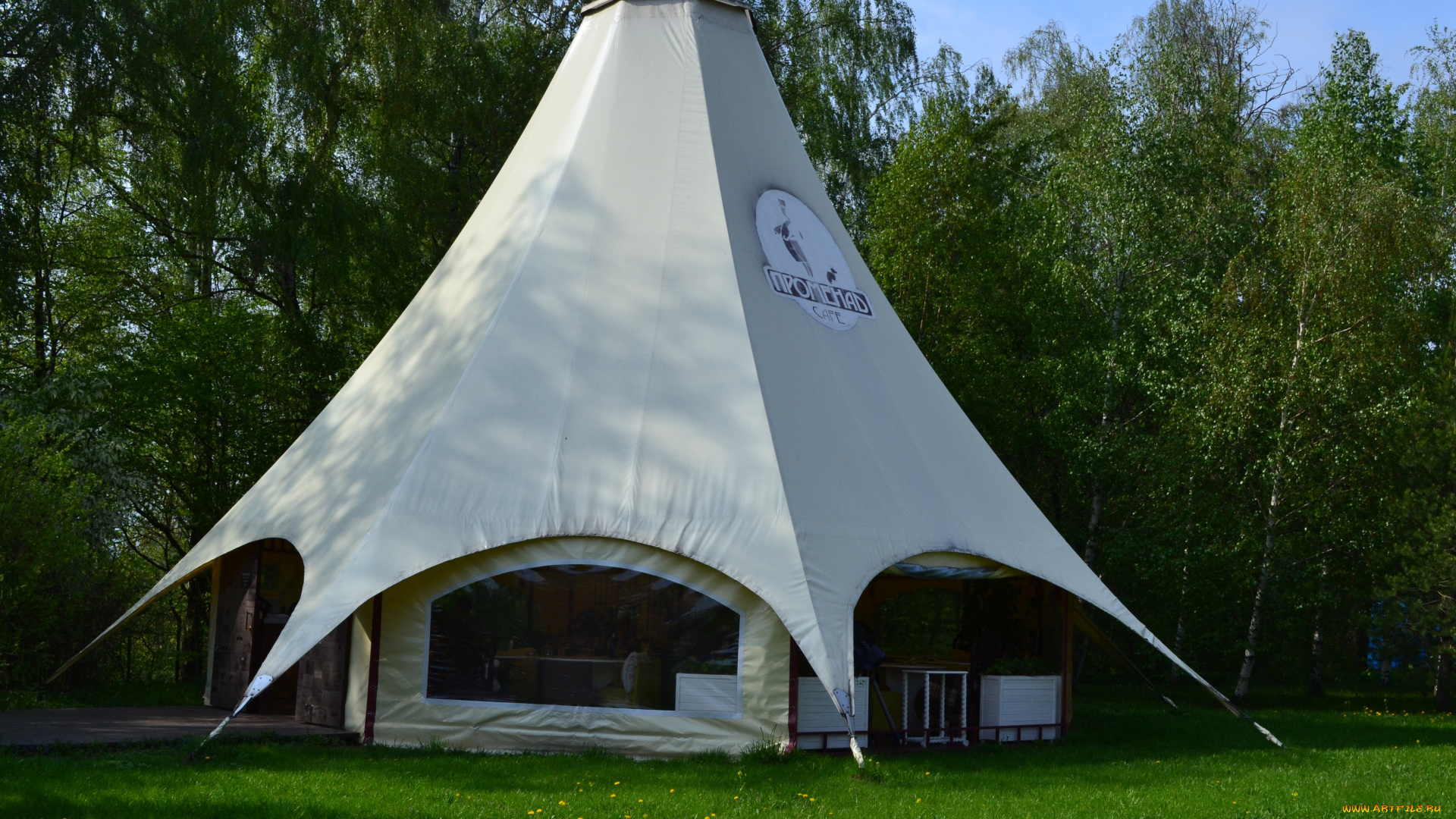 променад, разное, сооружения, постройки, кафе, шатер