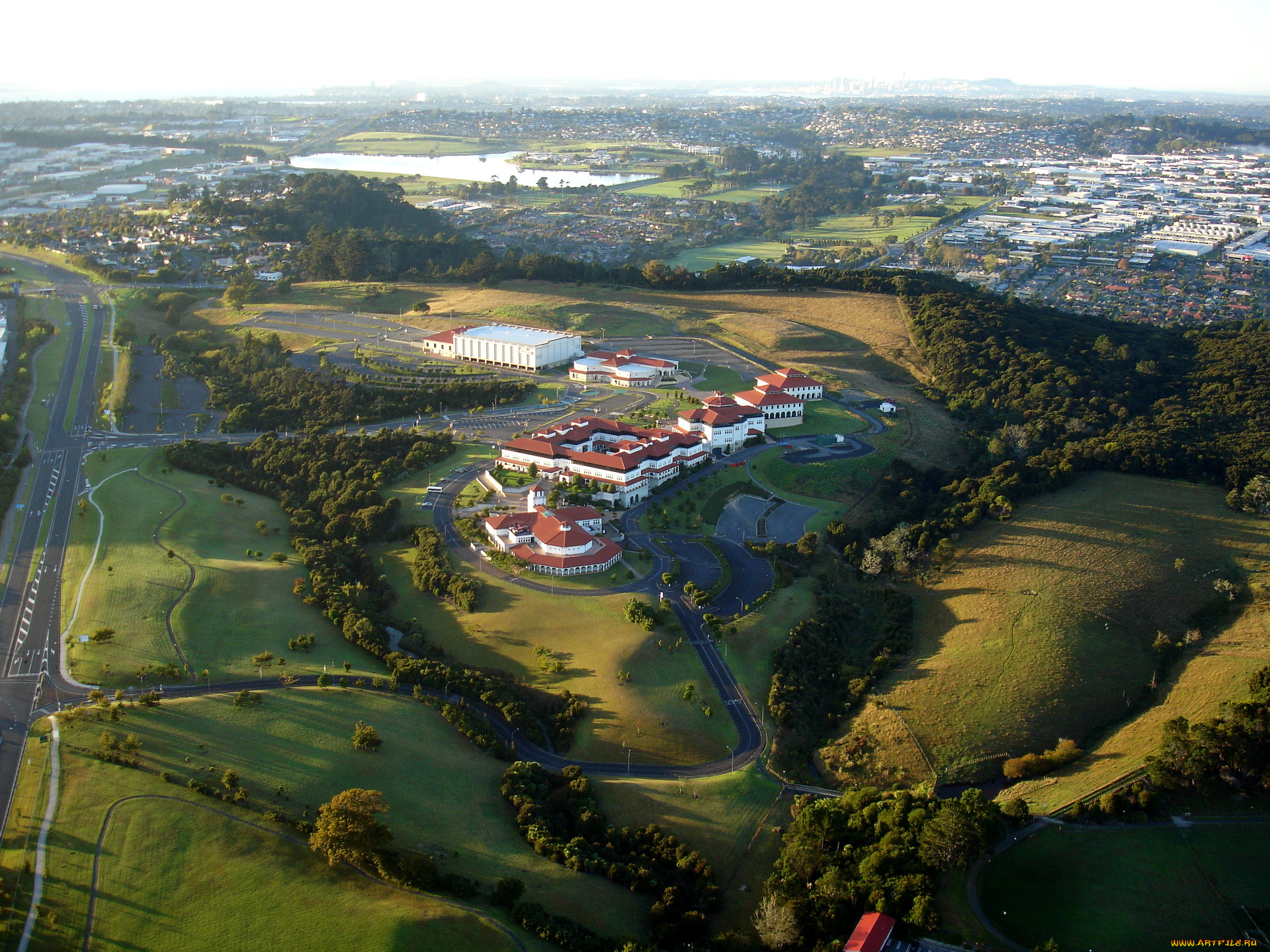 города, пейзажи, окленд, новая, зеландия