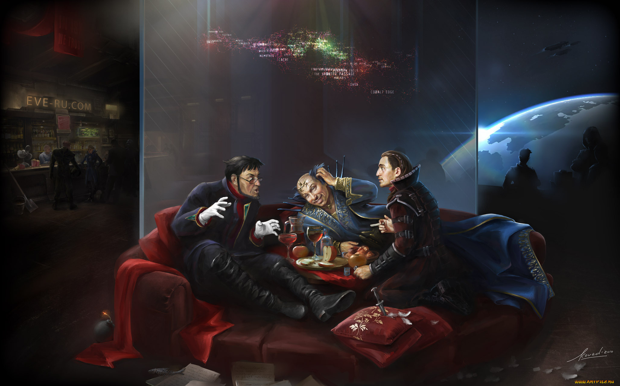 фэнтези, люди, фантастика, eve