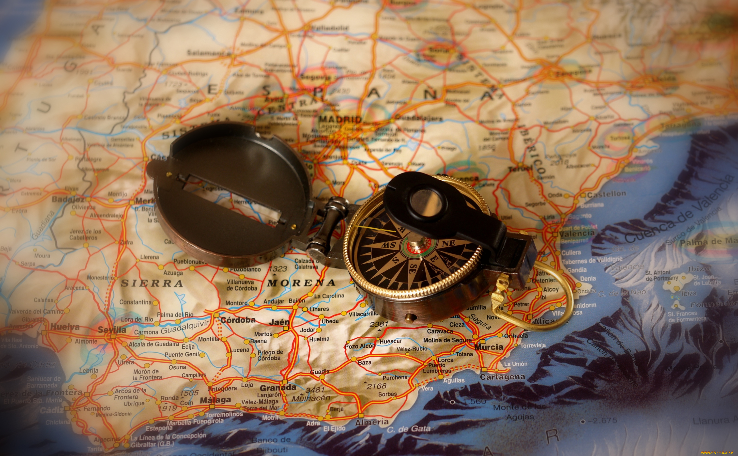 разное, глобусы, карты, компас, карта