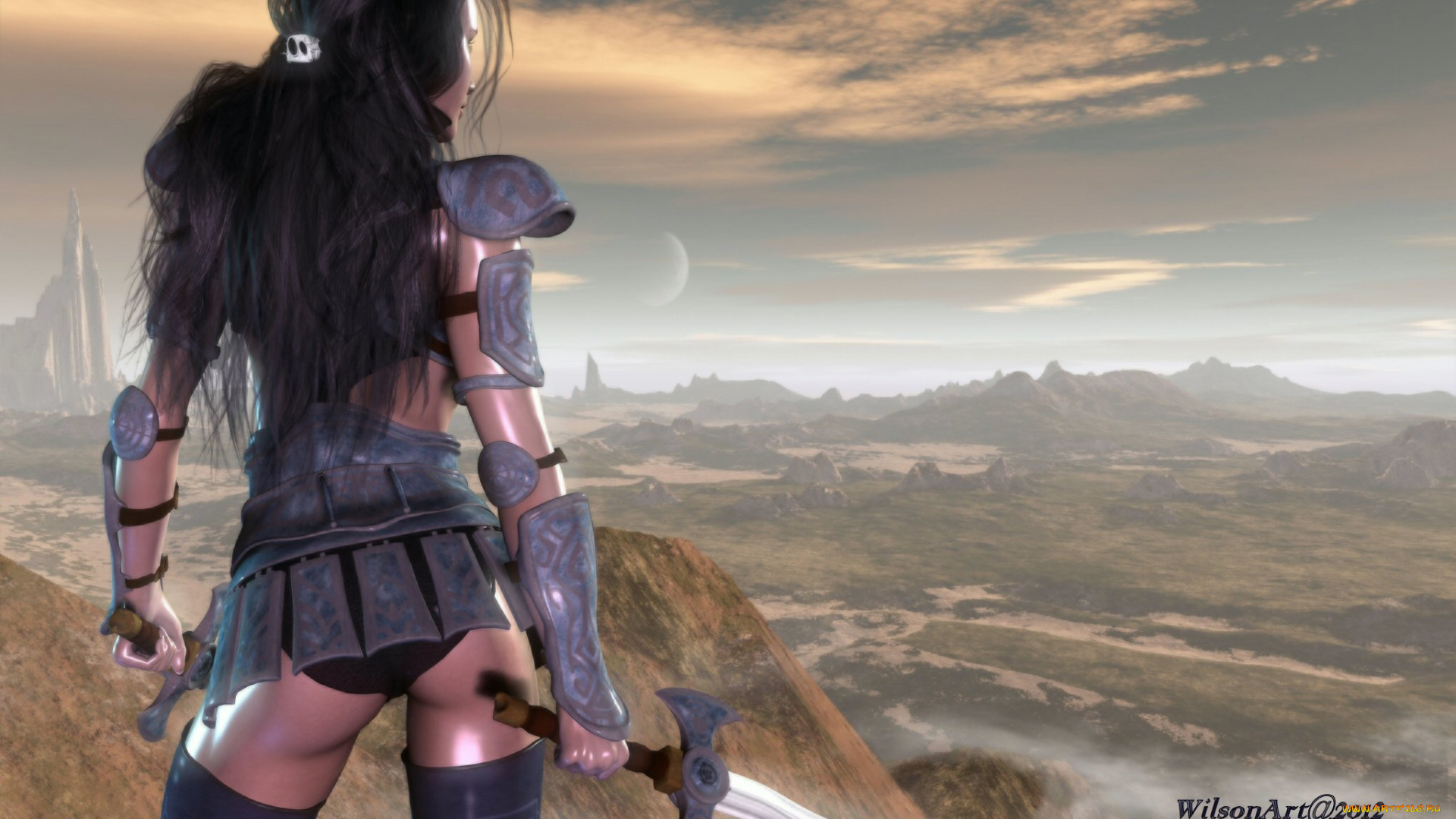 3д, графика, amazon, амазонки, меч, девушка