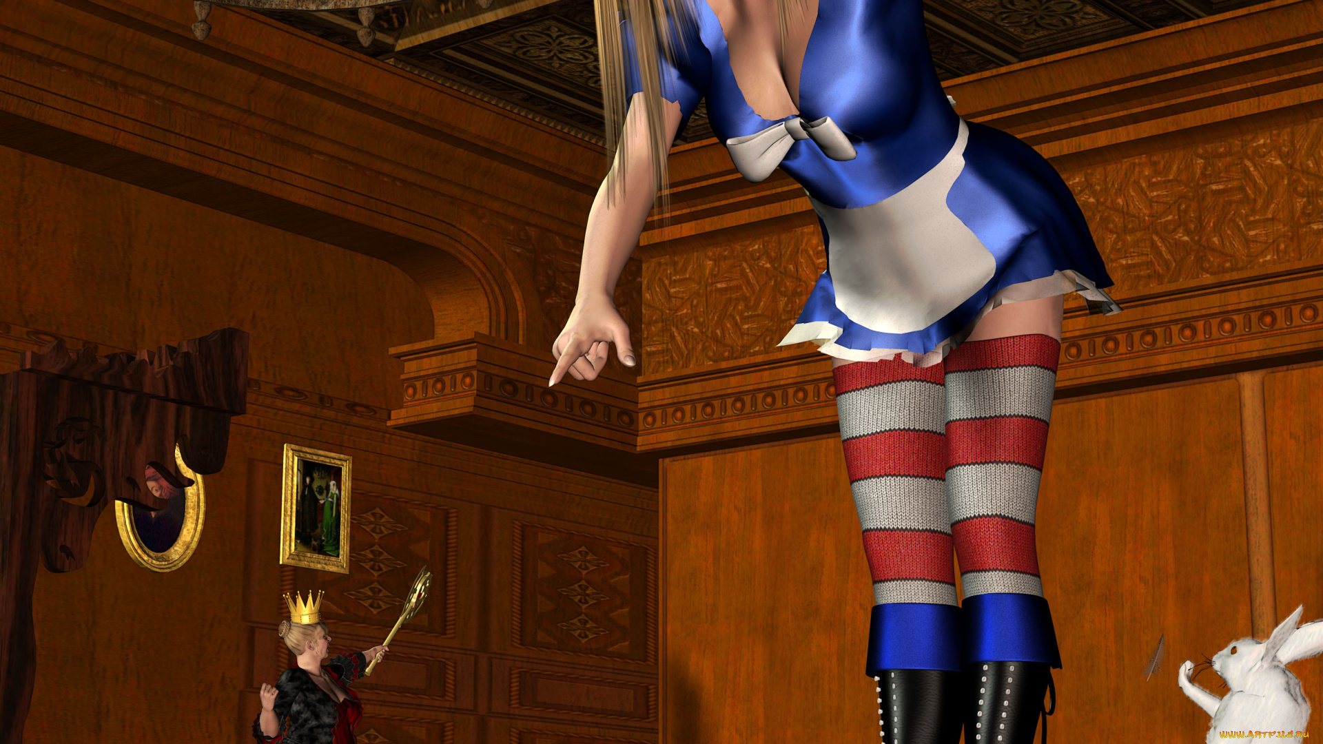 3д, графика, fantasy, фантазия, девушка