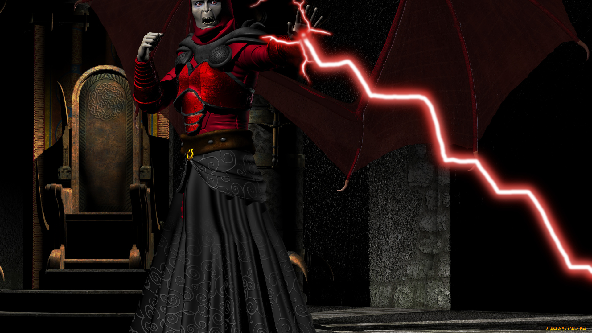 3д, графика, fantasy, фантазия, существо