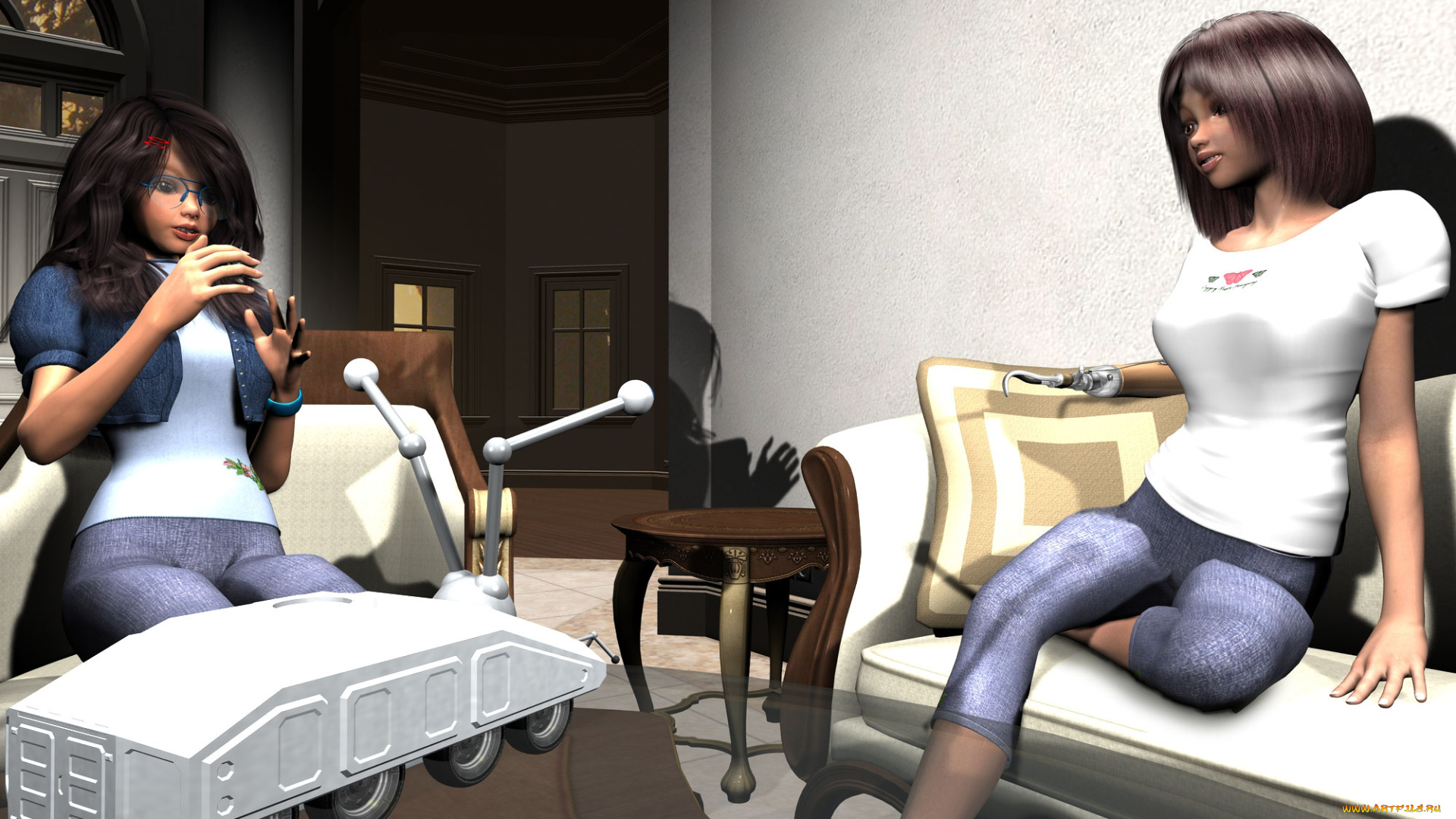 3д, графика, people, люди, девушки