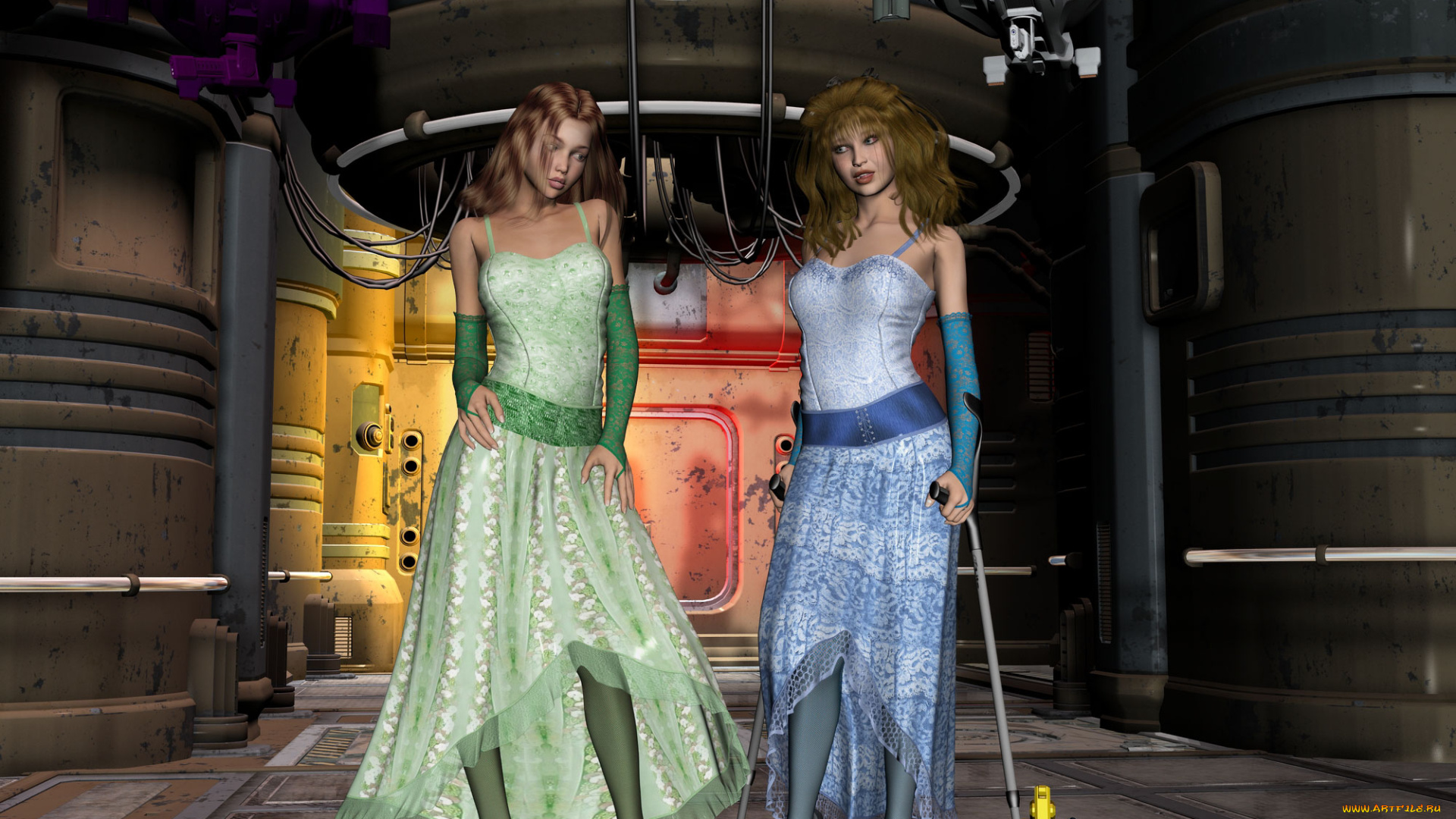 3д, графика, people, люди, девушки