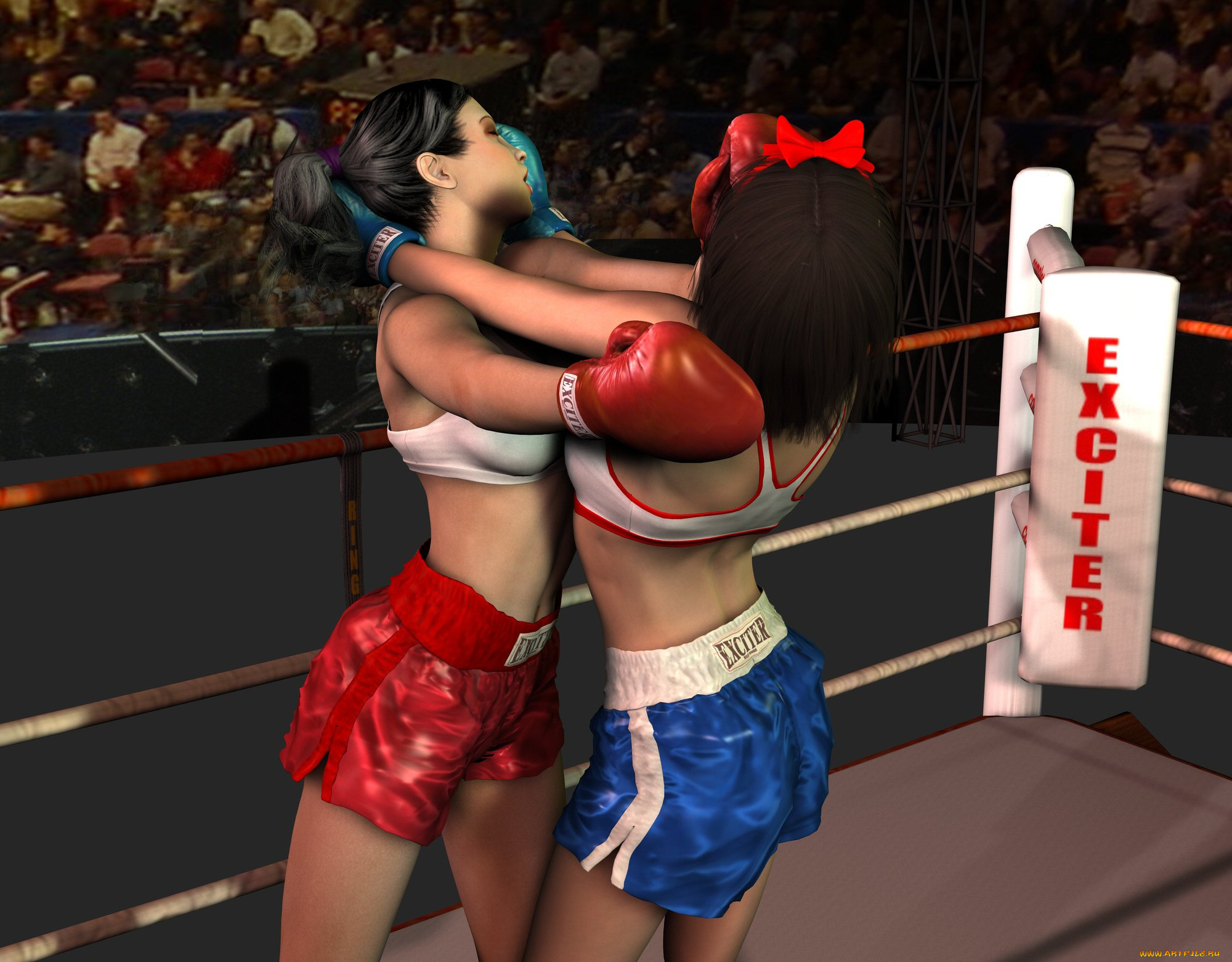 3д, графика, people, люди, левушки, бокс