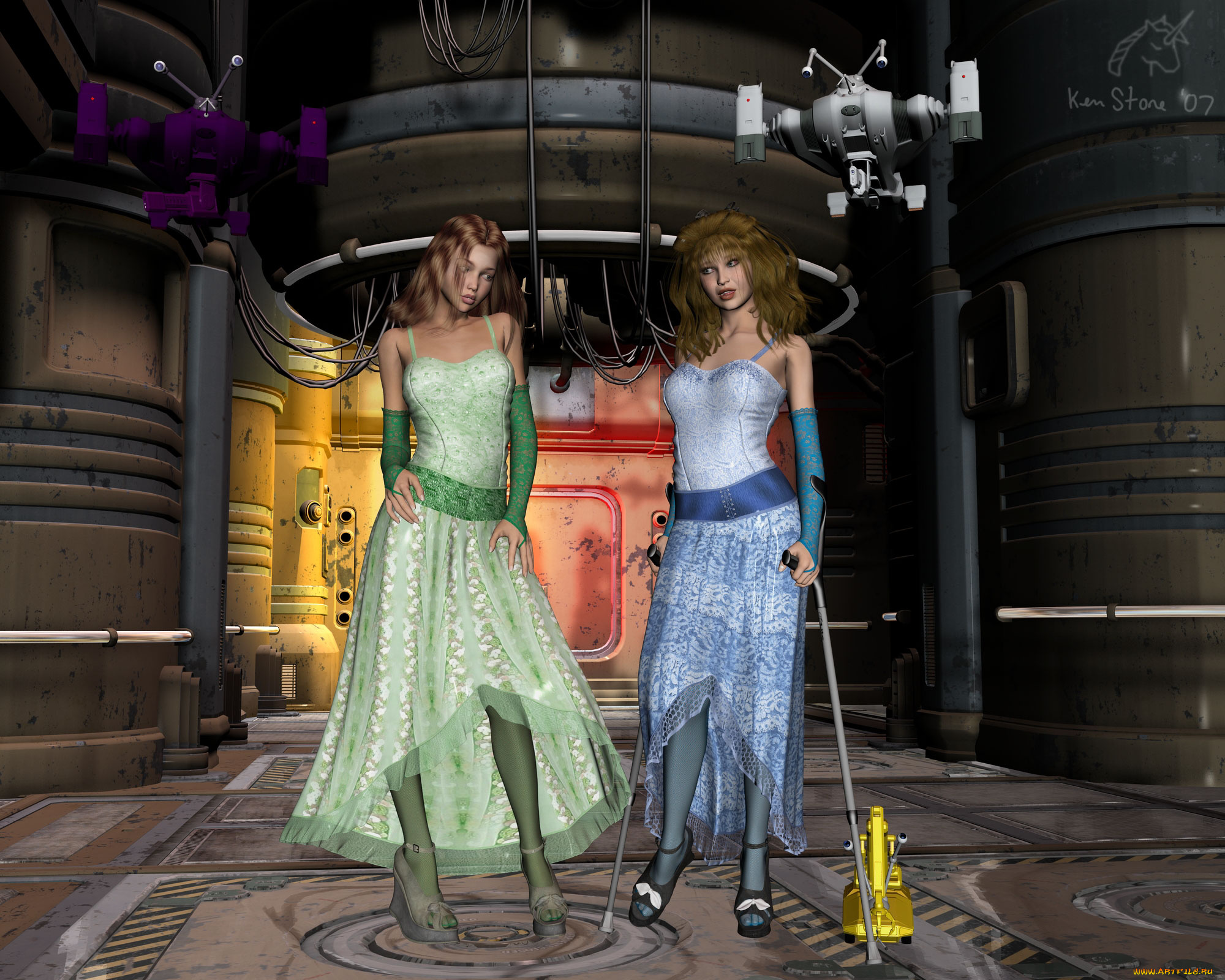 3д, графика, people, люди, девушки