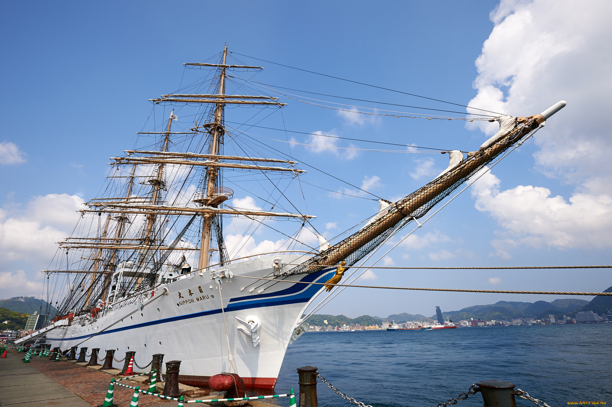 yokohama, maritime, museum, корабли, парусники, nippon, maru, japan, йокогама, Япония, причал, музей