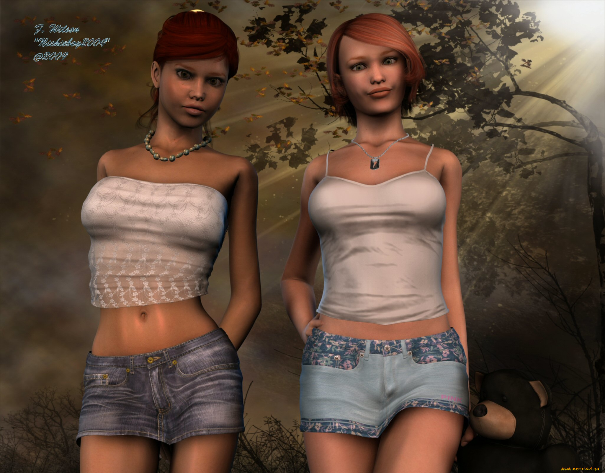 3д, графика, people, люди, девушки