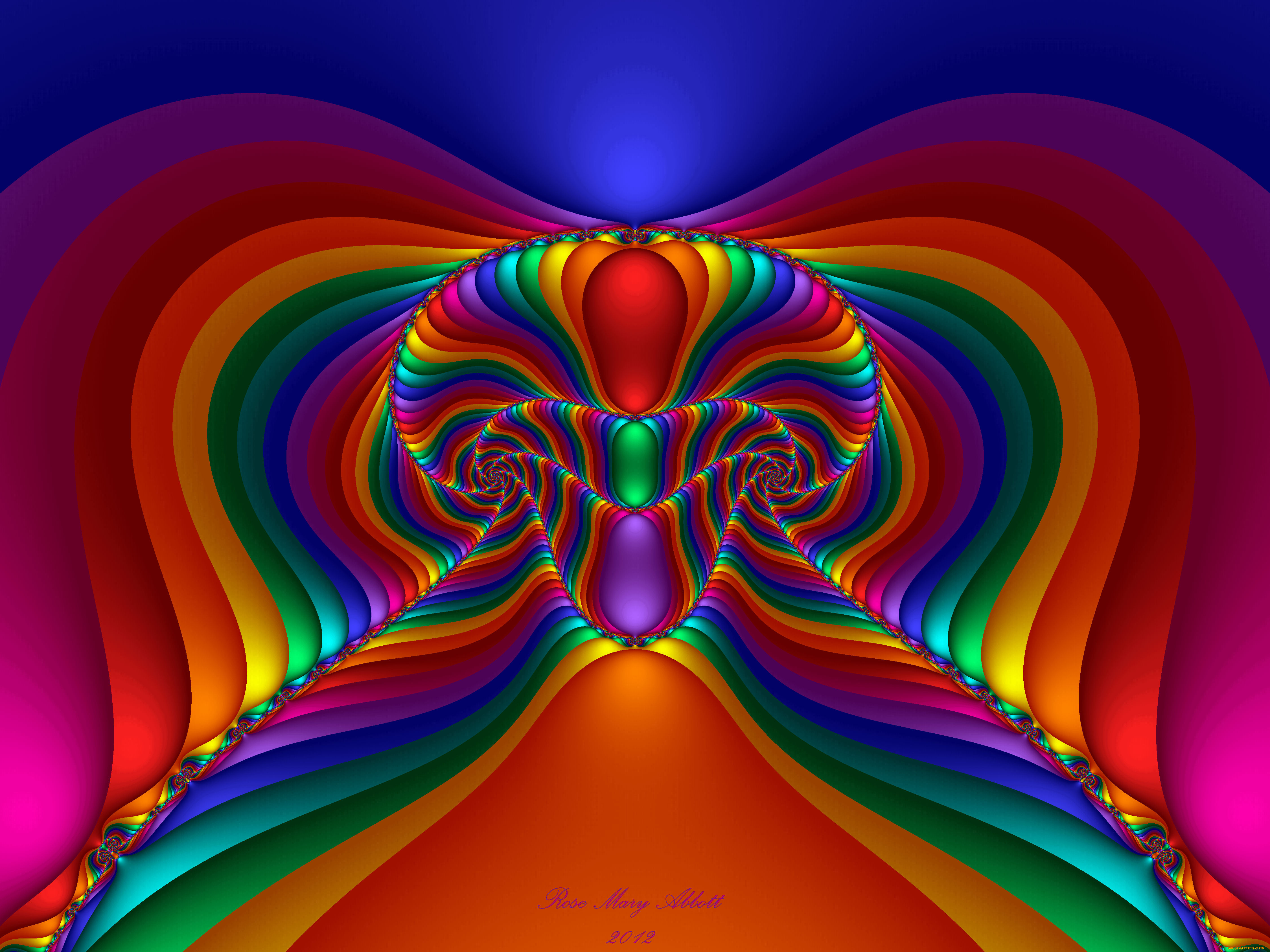 3д, графика, fractal, фракталы, узор