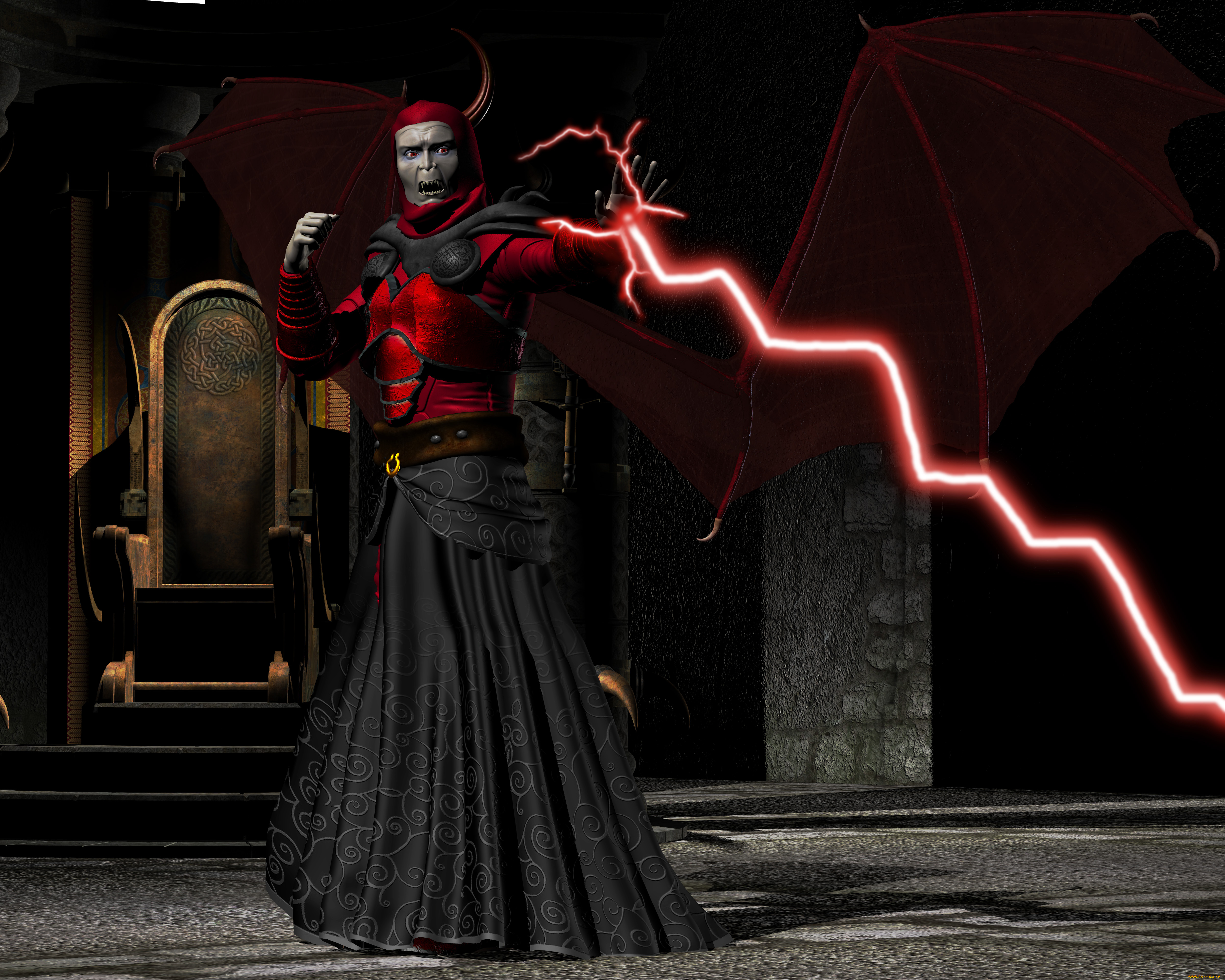 3д, графика, fantasy, фантазия, существо