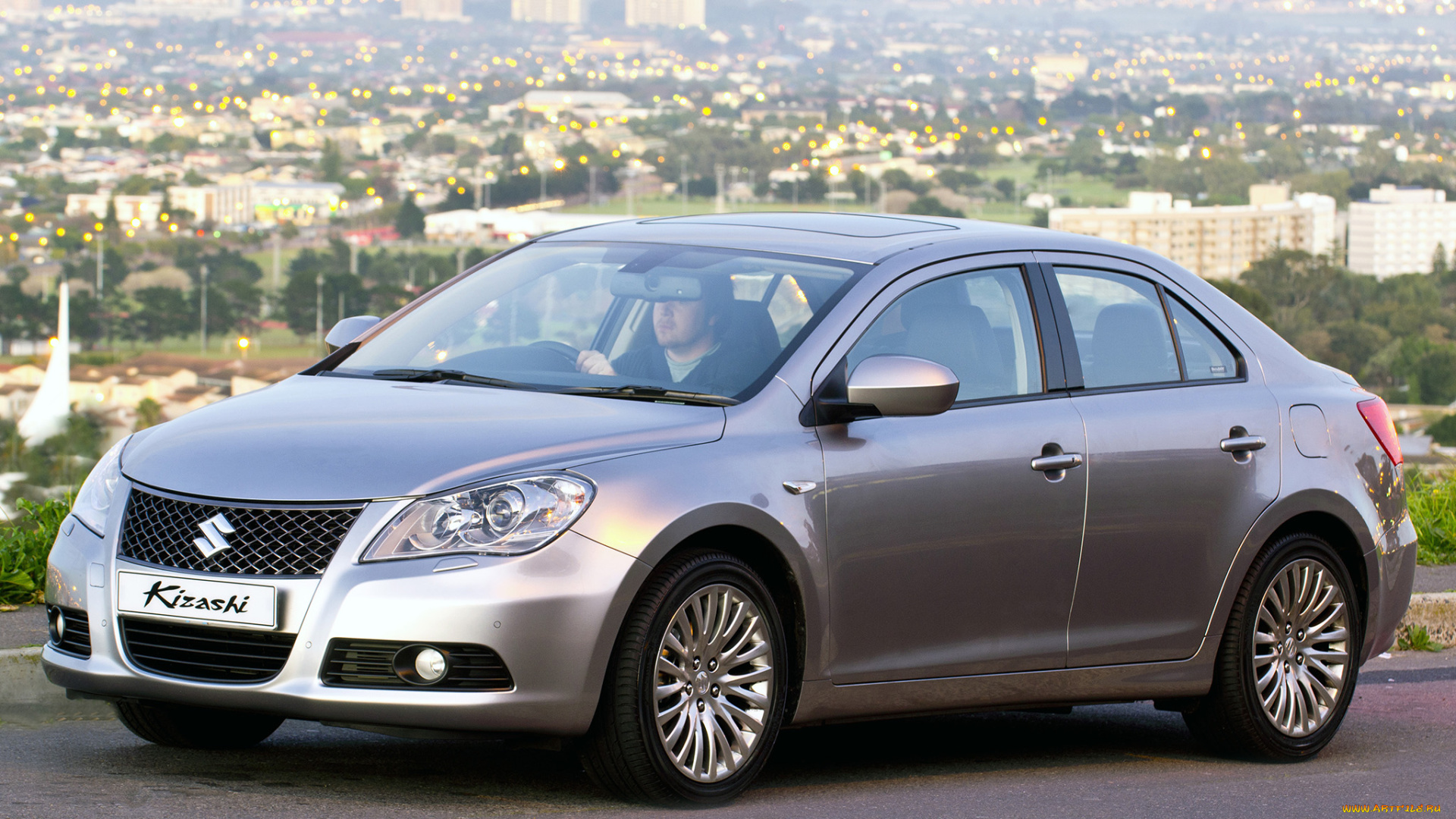 автомобили, suzuki, серый, za-spec, kizashi