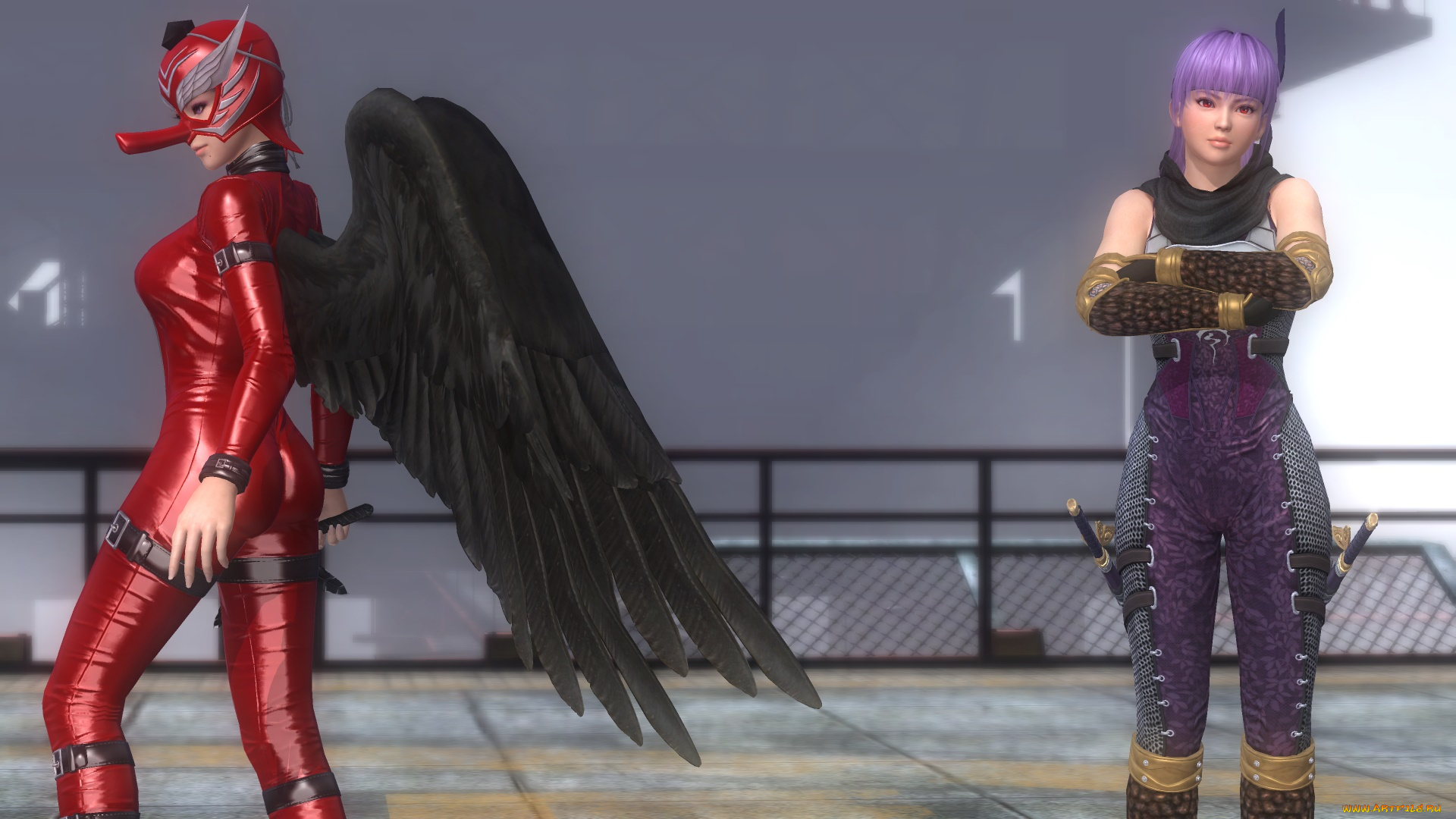 3д, графика, аниме, , anime, девушка, демон, фон, взгляд