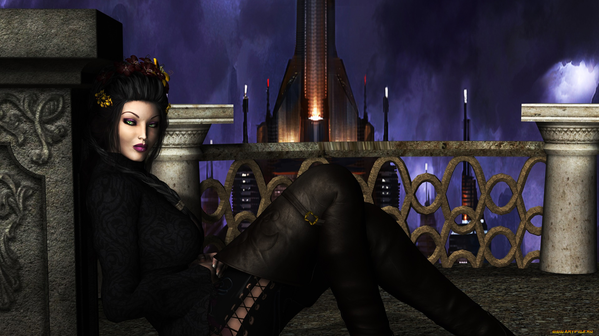 3д, графика, люди, , people, фон, взгляд, девушка