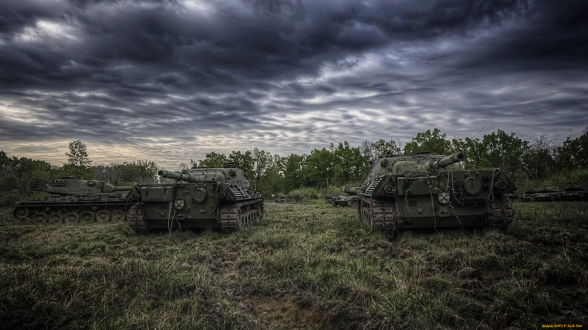 техника, военная, техника, танки, оружие, поле