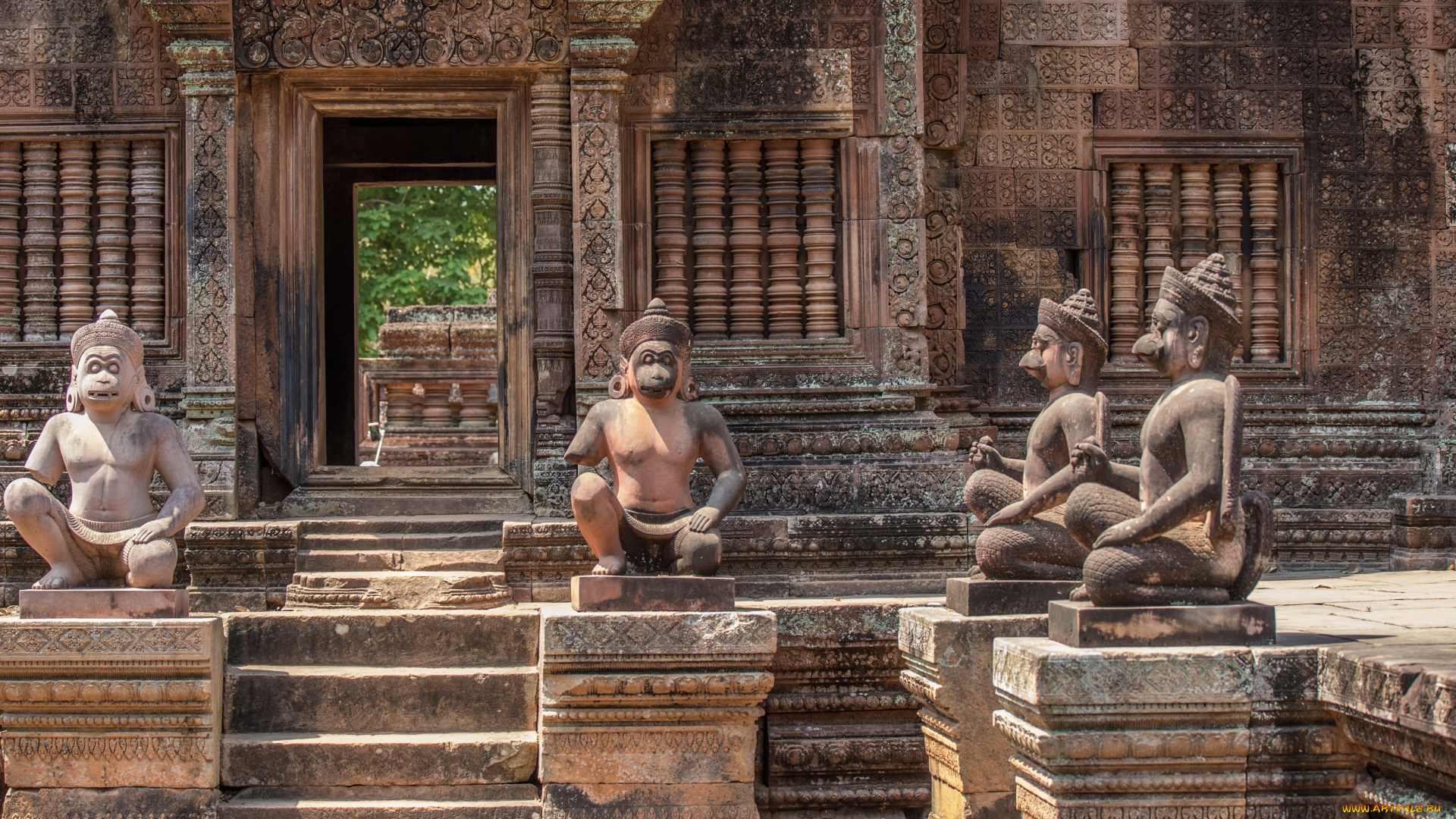 города, -, исторические, , архитектурные, памятники, скульптуры, angkor, wat