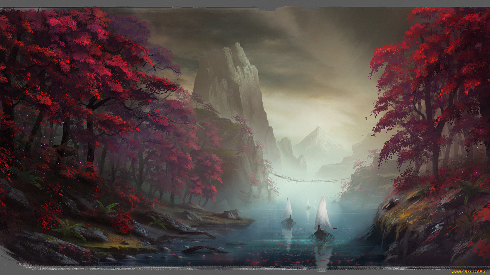 рисованное, природа