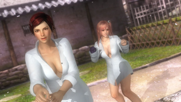 обоя 3д графика, аниме , anime, девушки, фон, взгляд, поза