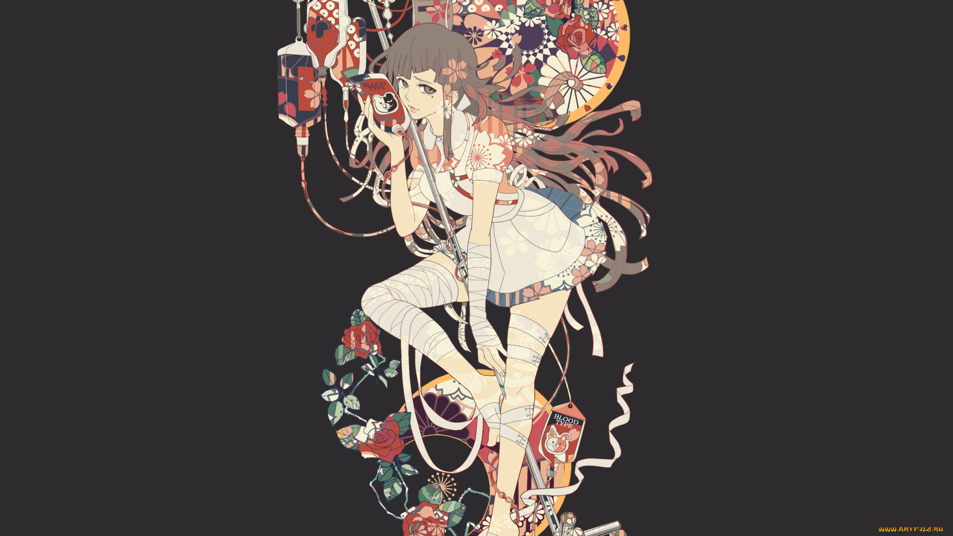 аниме, danganronpa, девушка