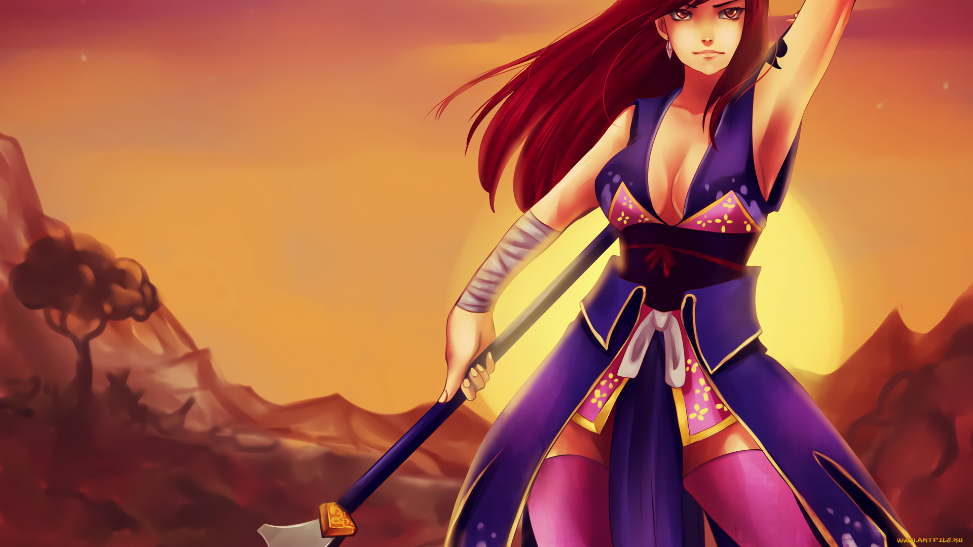 аниме, fairy, tail, эльза