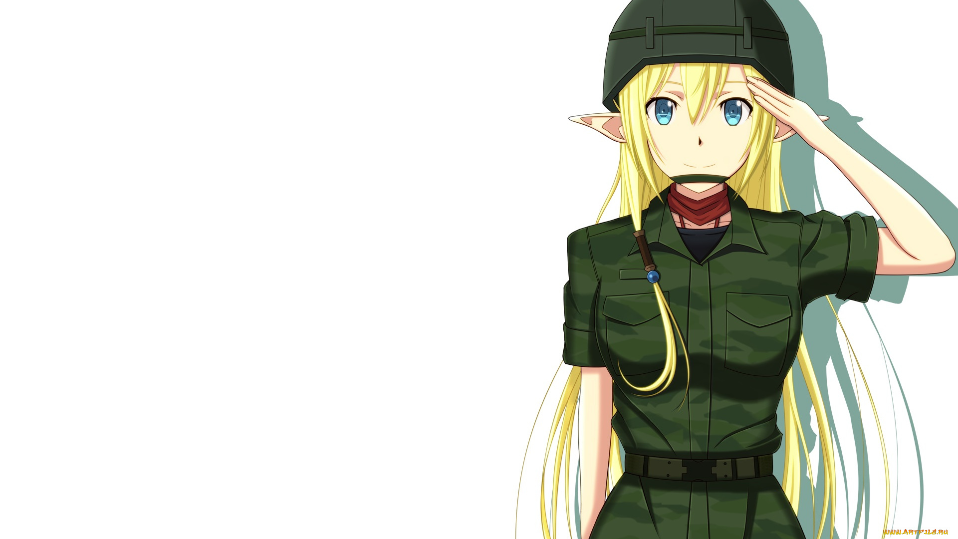 аниме, gate, девушка