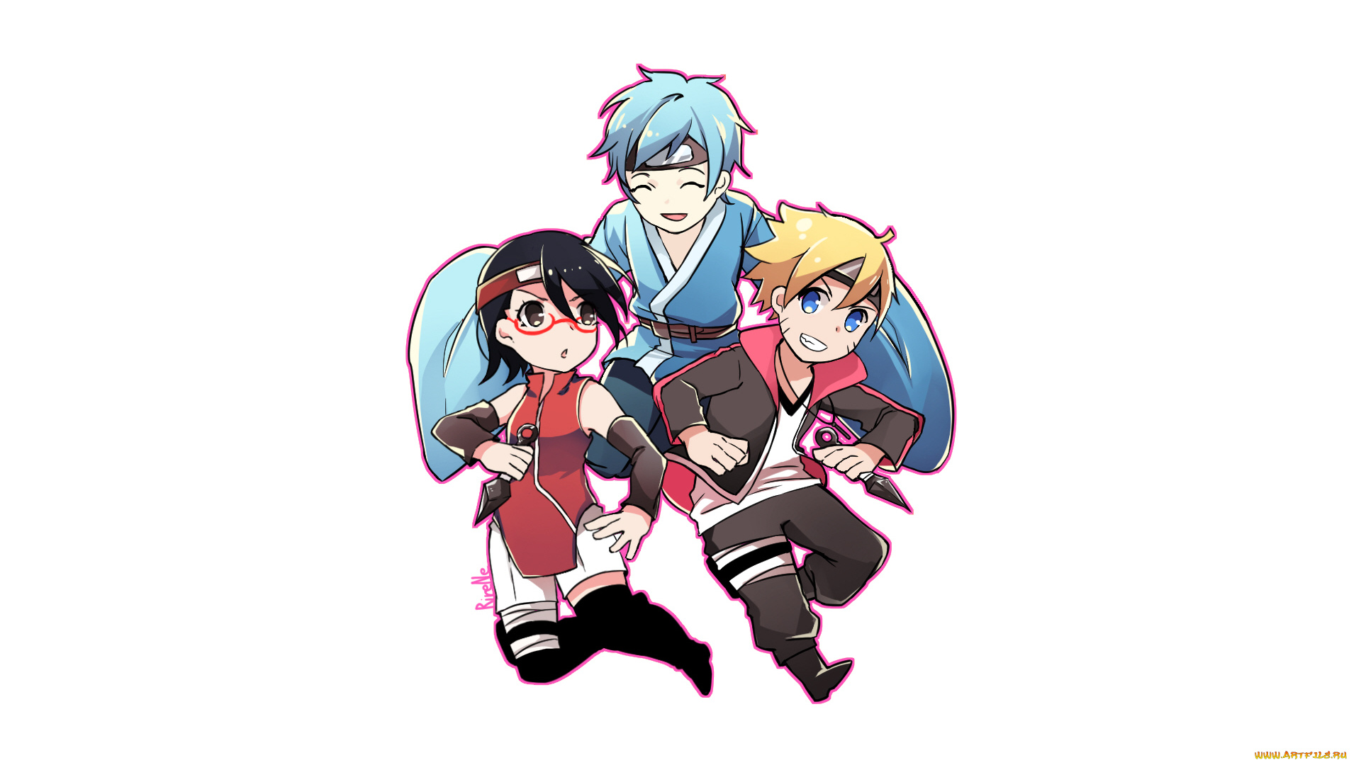 аниме, naruto, команда