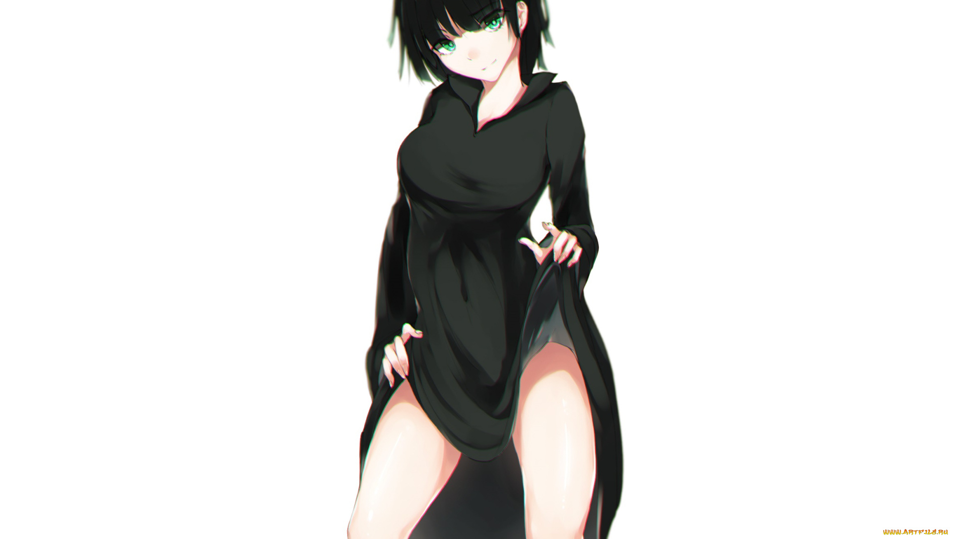 аниме, one, punch, man, девушка