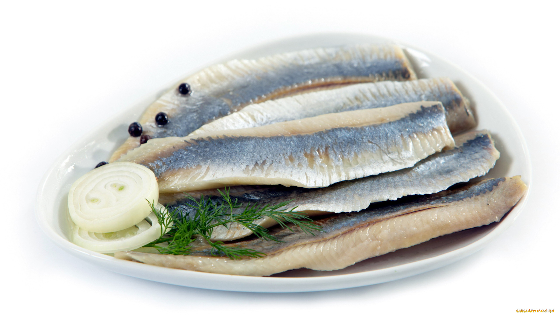 еда, рыбные, блюда, , с, морепродуктами, лук, селедка, перец, филе, кольца