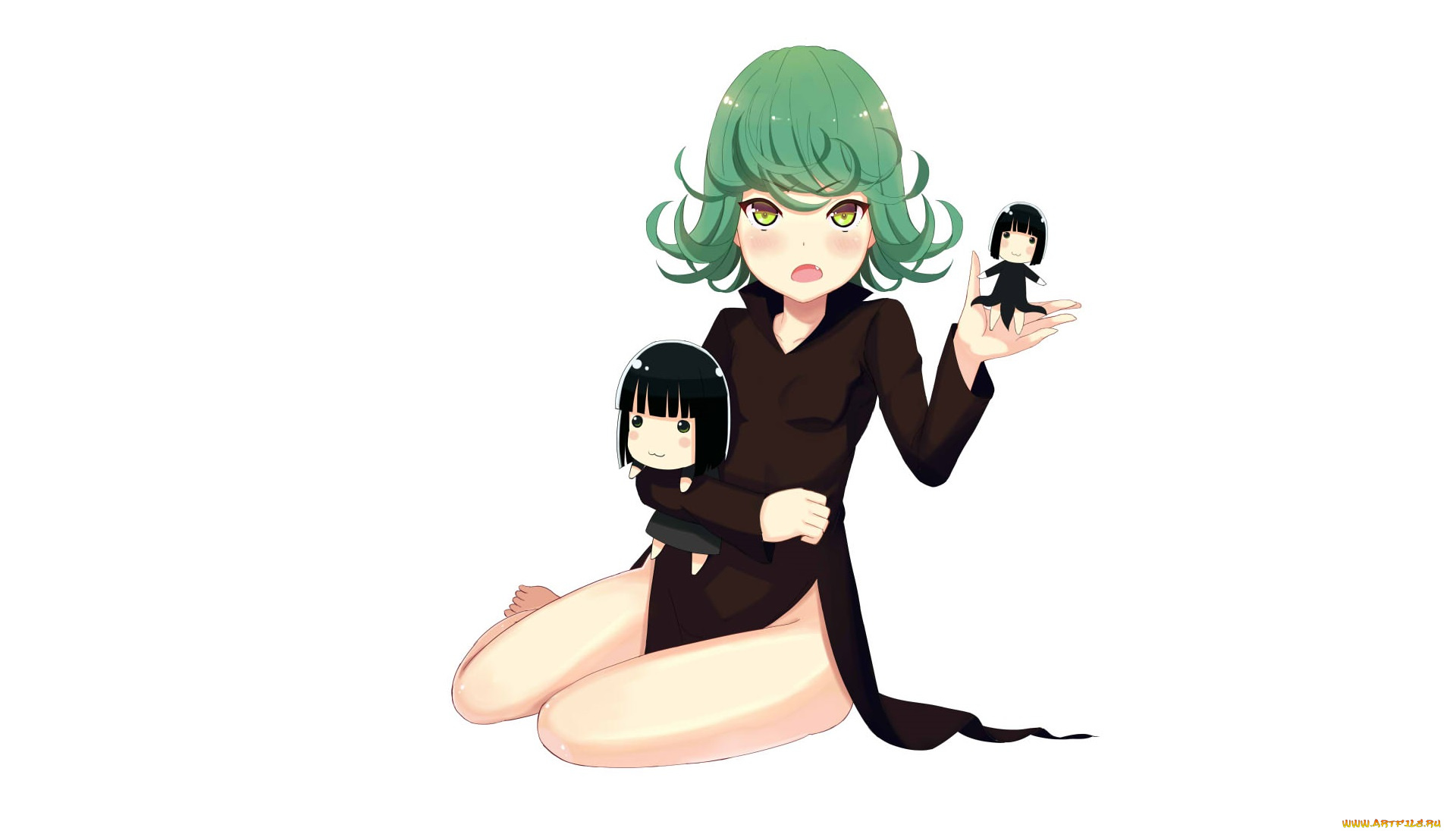 аниме, one, punch, man, девушка