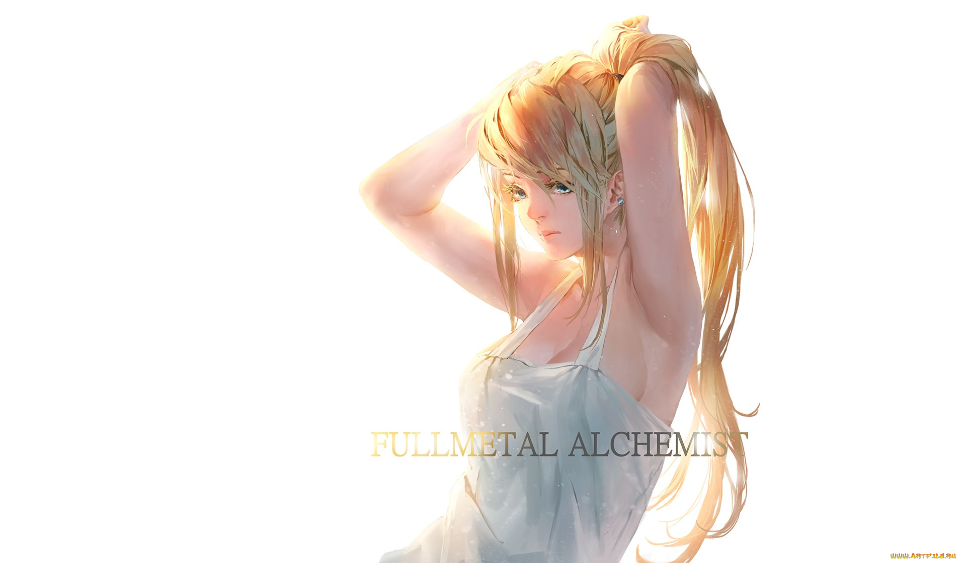 аниме, fullmetal, alchemist, девушка