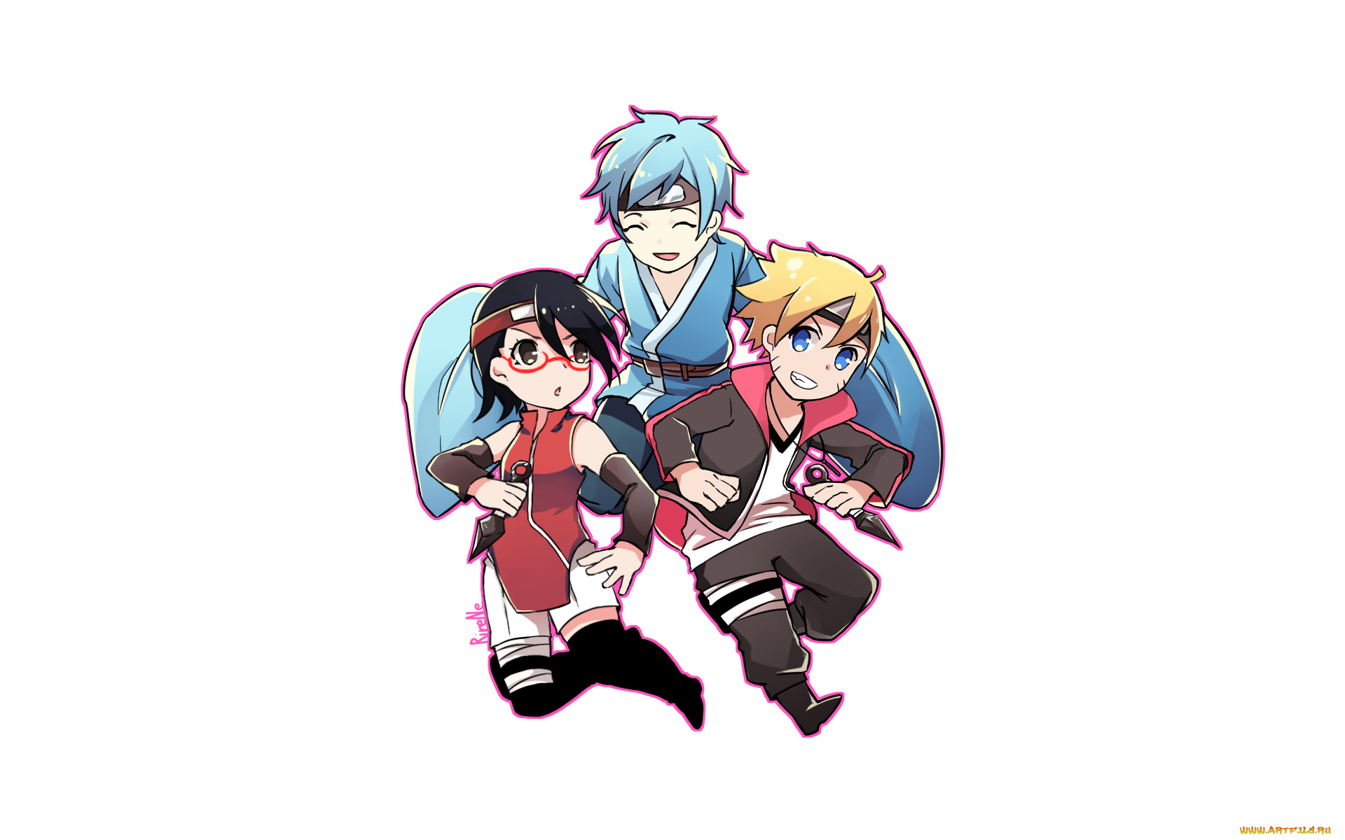 аниме, naruto, команда