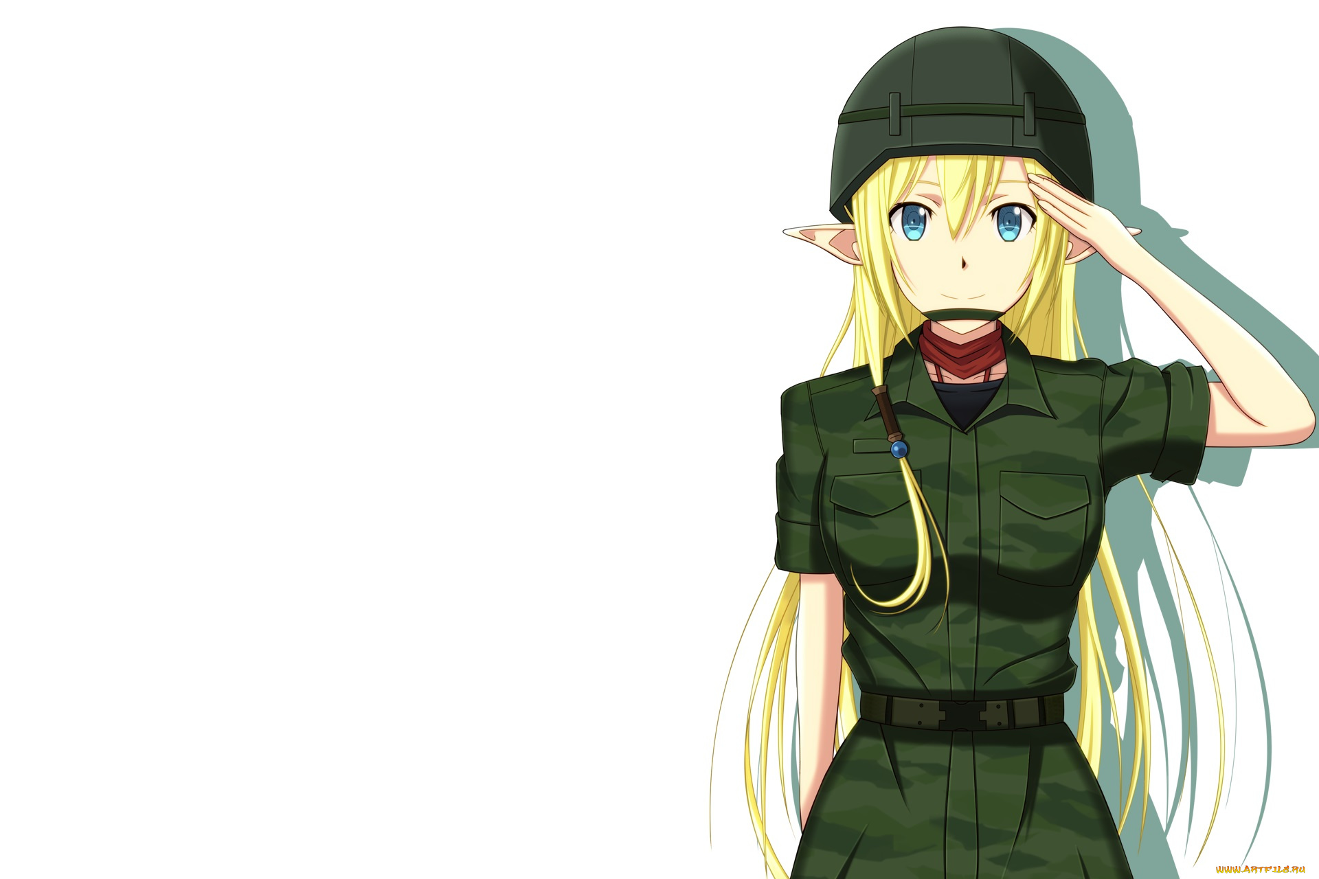 аниме, gate, девушка