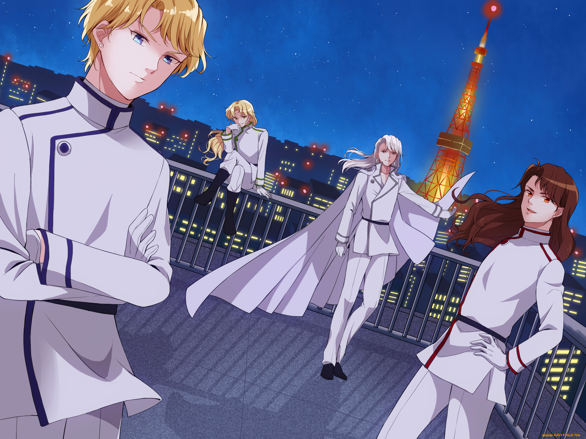 аниме, sailor, moon, парни