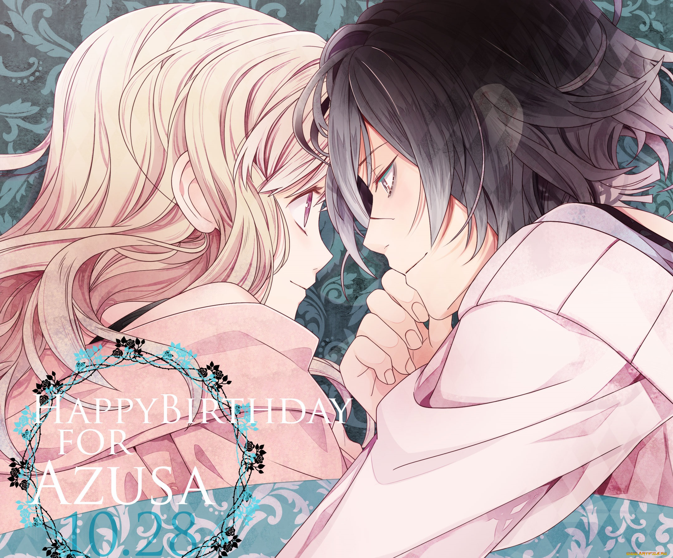 аниме, diabolik, lovers, пара