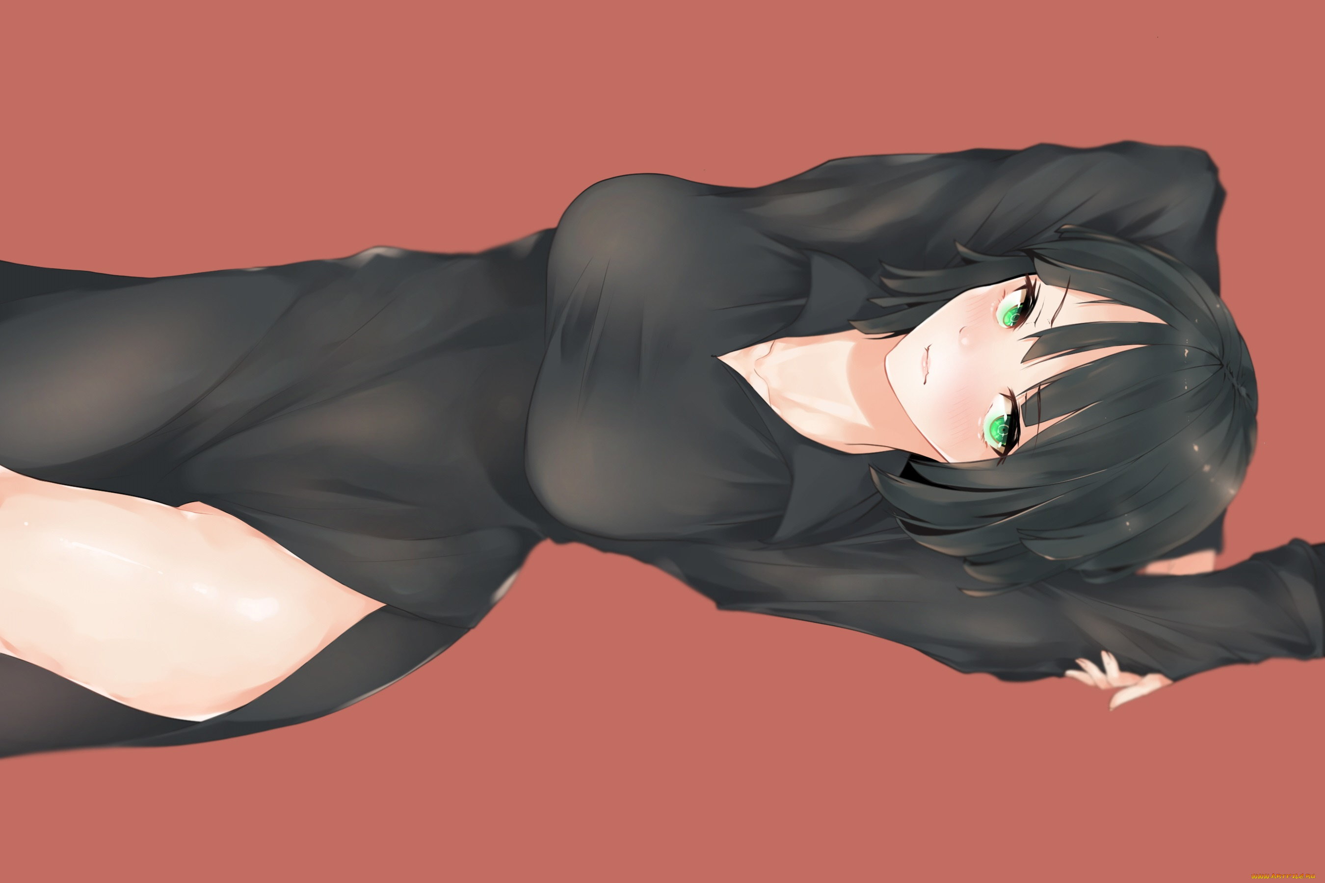 аниме, one, punch, man, девушка