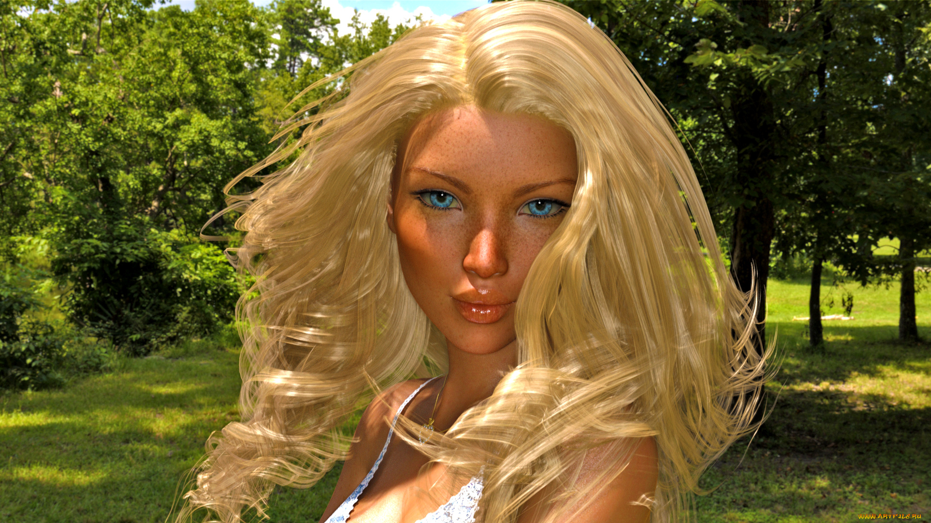 3д, графика, люди, , people, фон, взгляд, девушка