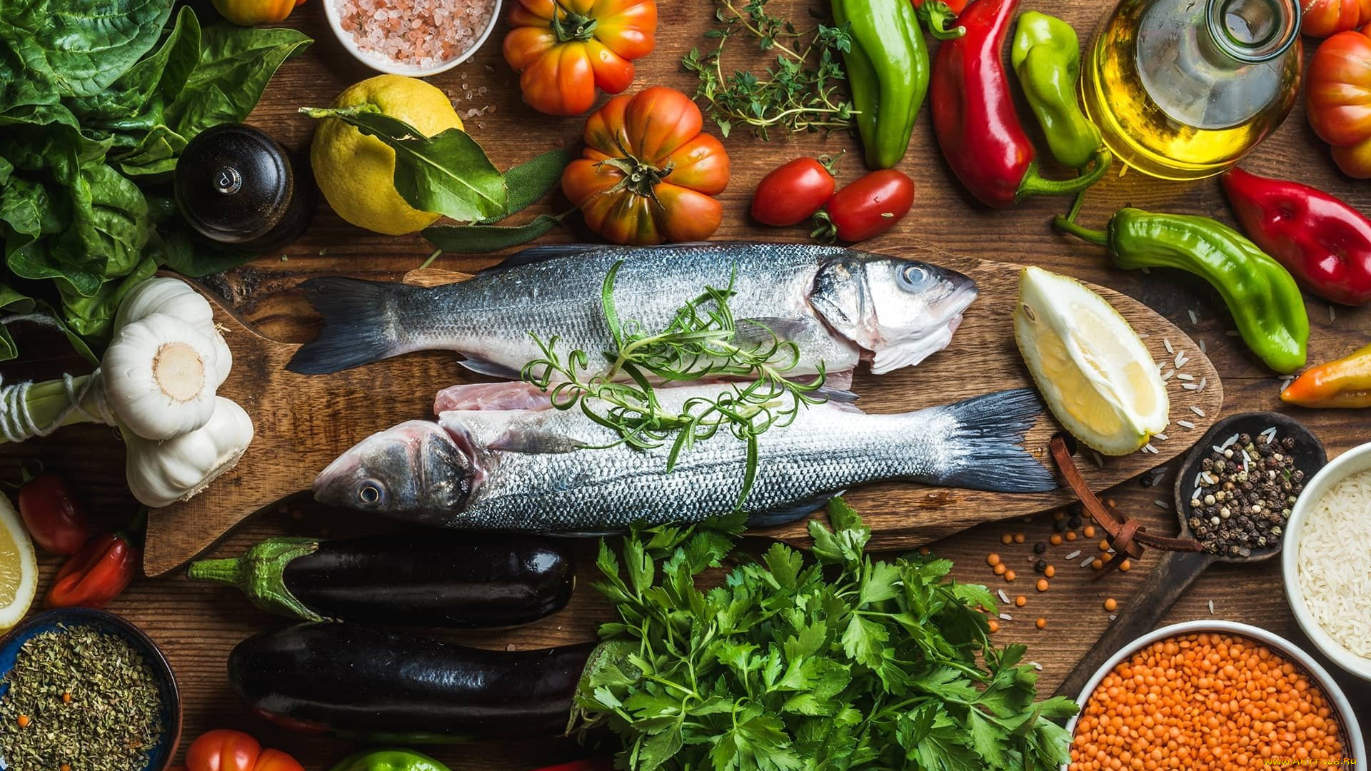 еда, рыба, , морепродукты, , суши, , роллы, овощи, специи, помидоры, томаты