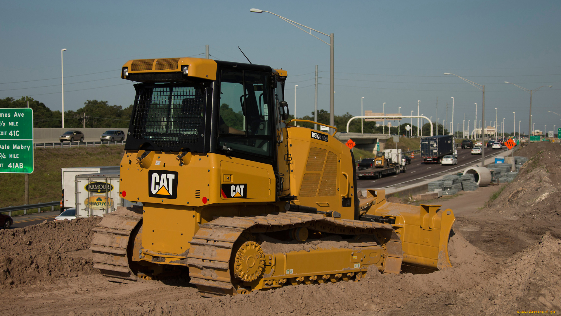 техника, бульдозеры, caterpillar
